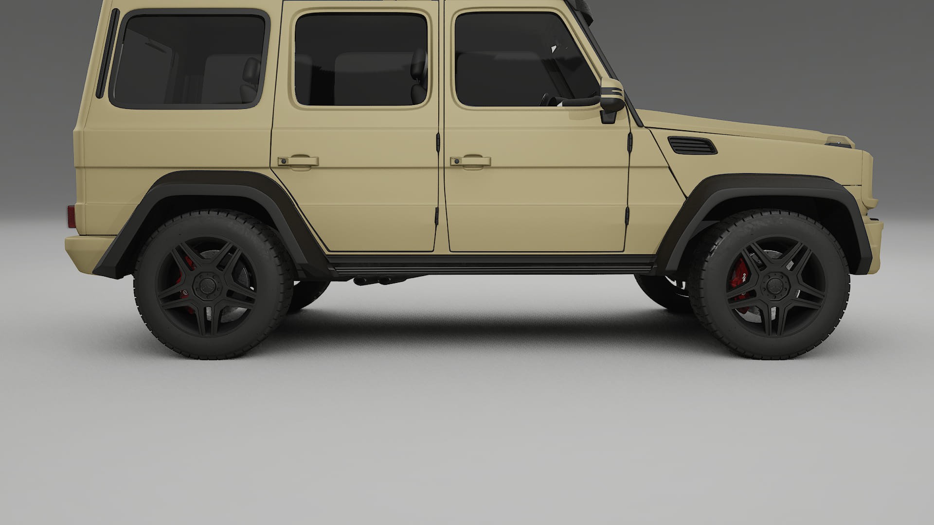 Mercedes G class 4x4 W463 TPU Lakbeschermingsfolie | SAND Kleurveranderende PPF – Volledig Voorgesneden Kit