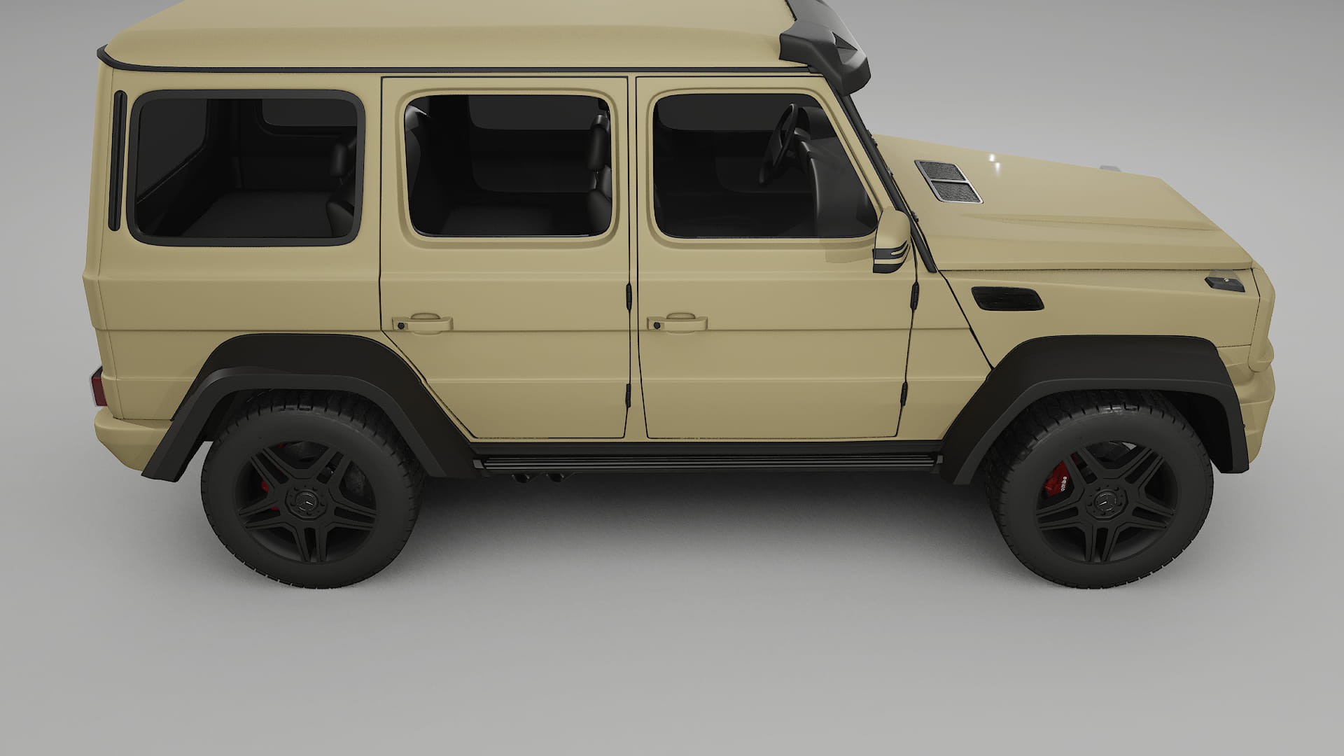 Mercedes G class 4x4 W463 TPU Lakbeschermingsfolie | SAND Kleurveranderende PPF – Volledig Voorgesneden Kit
