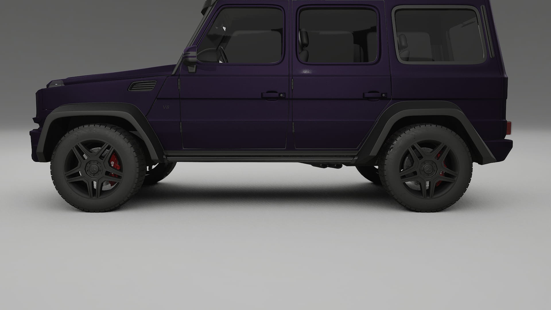 Mercedes G class 4x4 W463 TPU Lakbeschermingsfolie | VIOLET Kleurveranderende PPF – Volledig Voorgesneden Kit