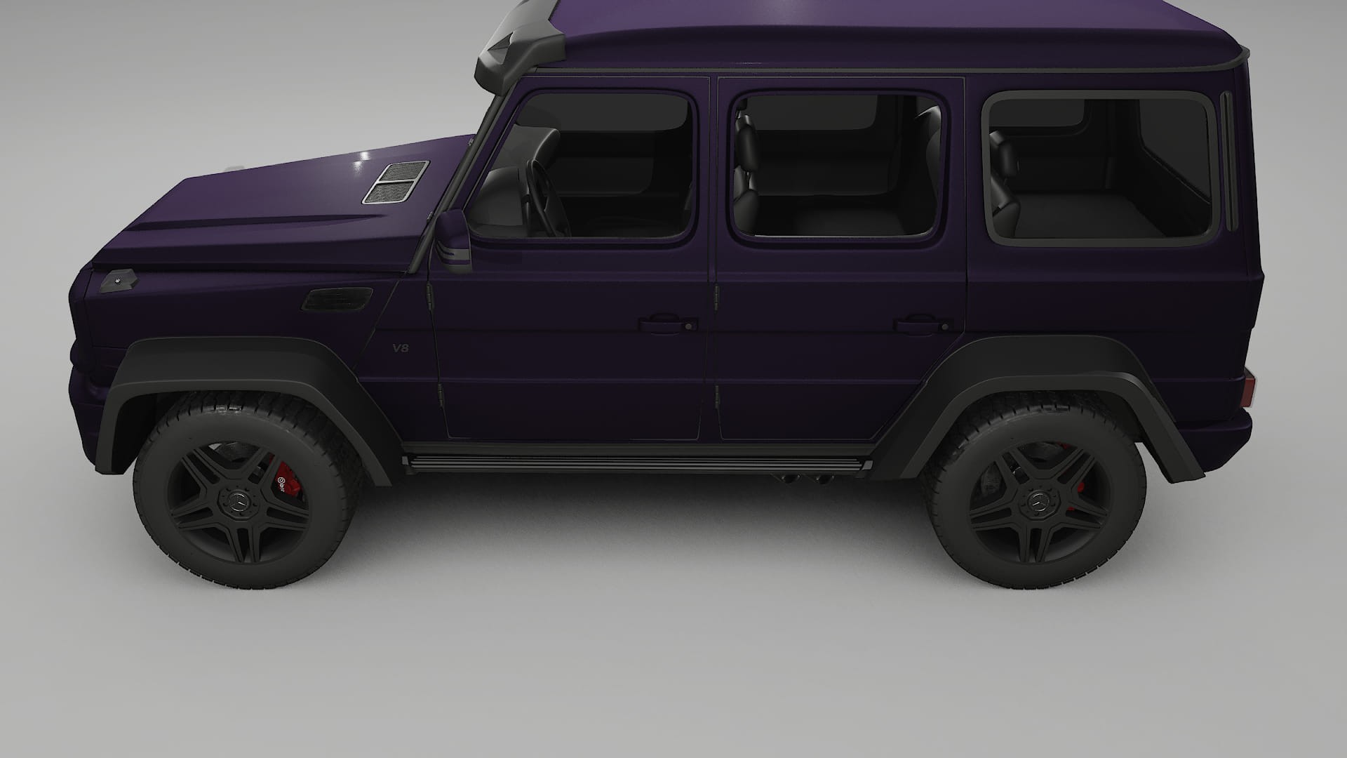 Mercedes G class 4x4 W463 TPU Lakbeschermingsfolie | VIOLET Kleurveranderende PPF – Volledig Voorgesneden Kit