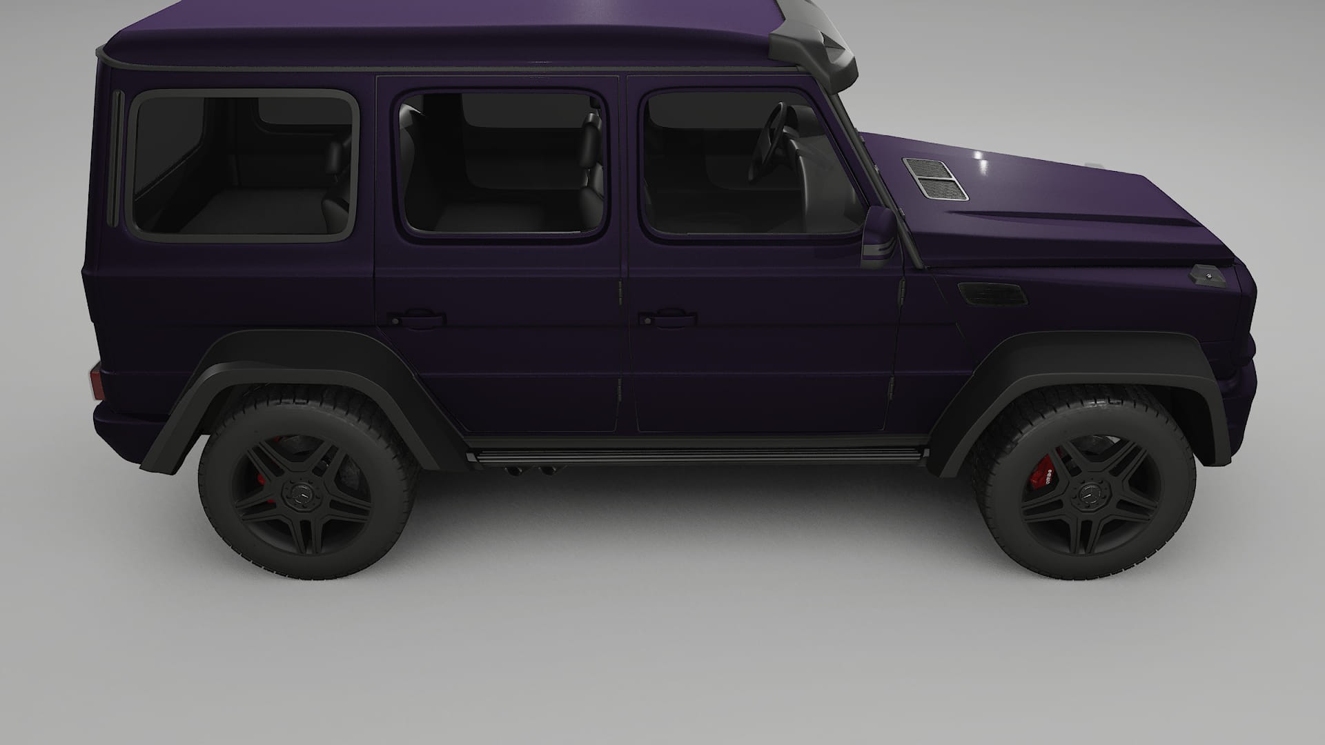 Mercedes G class 4x4 W463 TPU Lakbeschermingsfolie | VIOLET Kleurveranderende PPF – Volledig Voorgesneden Kit