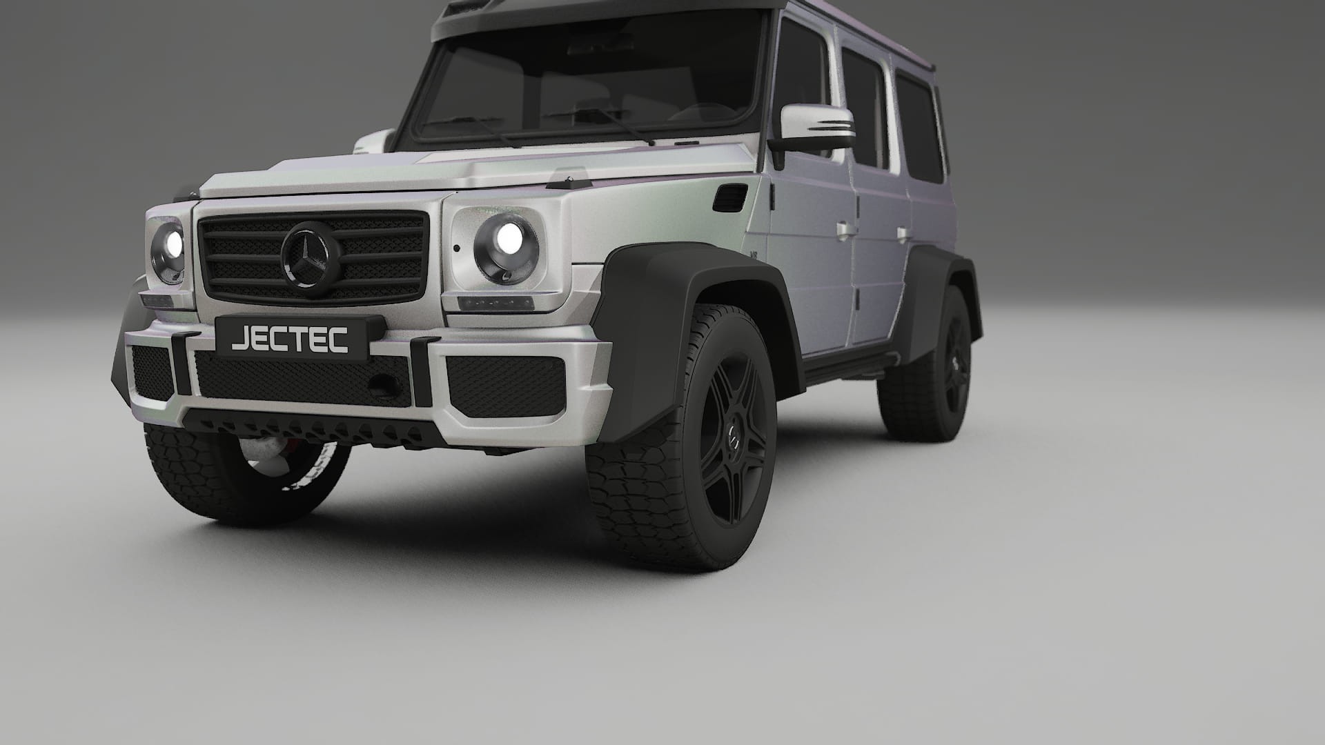 Mercedes G class 4x4 W463 TPU Lakbeschermingsfolie | NEBULA Kleurveranderende PPF – Volledig Voorgesneden Kit