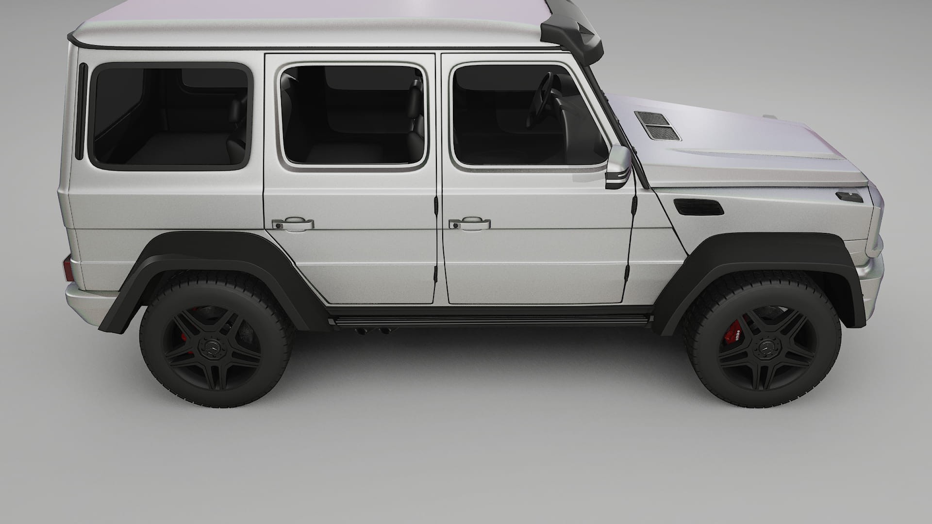 Mercedes G class 4x4 W463 TPU Lakbeschermingsfolie | NEBULA Kleurveranderende PPF – Volledig Voorgesneden Kit