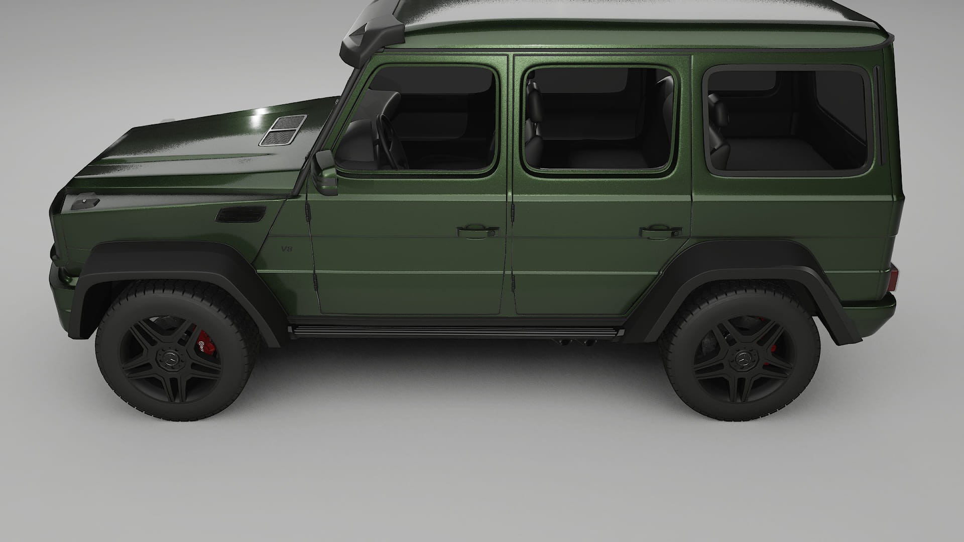 Mercedes G class 4x4 W463 TPU Lakbeschermingsfolie | LAGOON Kleurveranderende PPF – Volledig Voorgesneden Kit