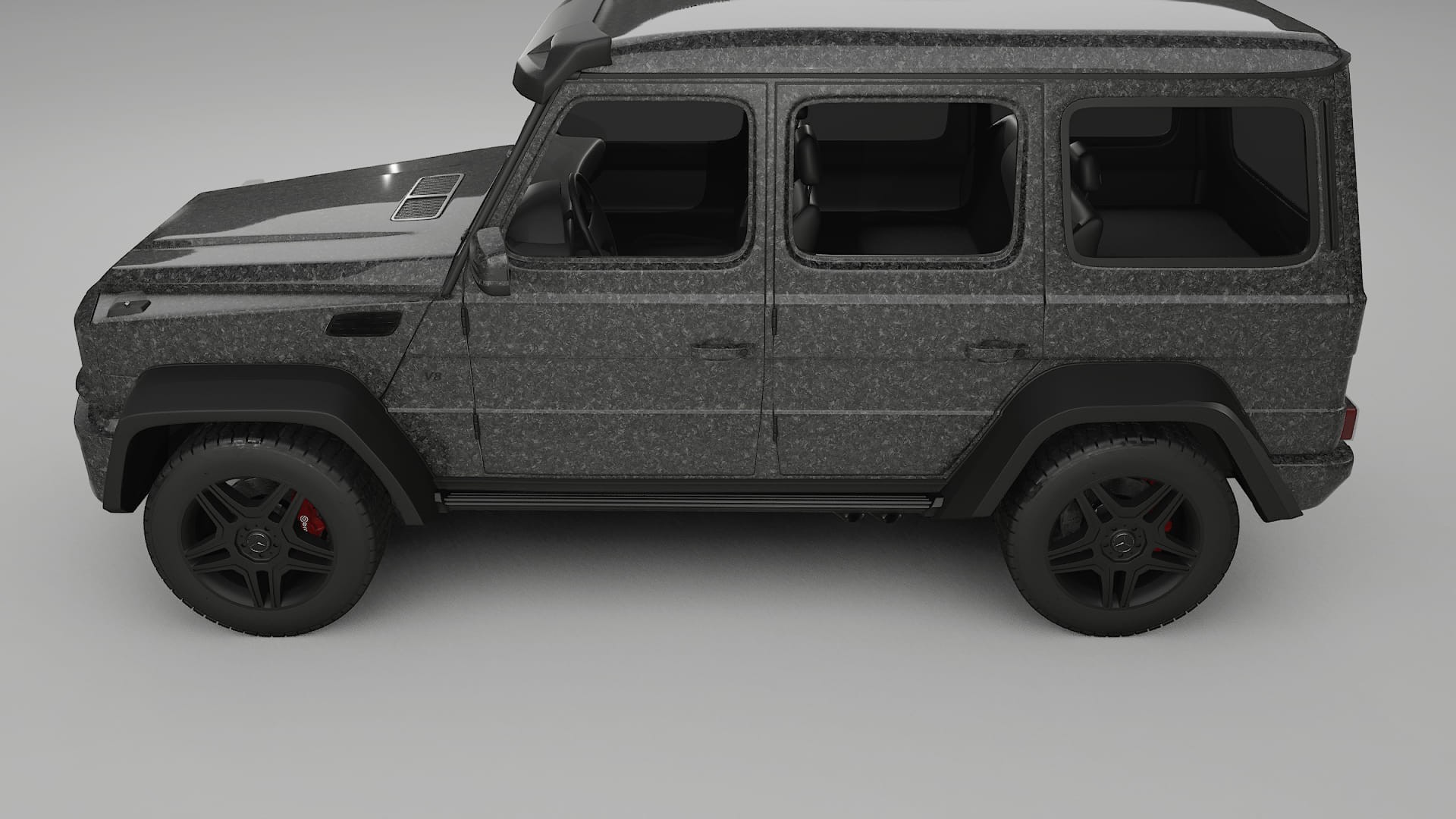 Mercedes G class 4x4 W463 TPU Lakbeschermingsfolie | FORGED S Kleurveranderende PPF – Volledig Voorgesneden Kit