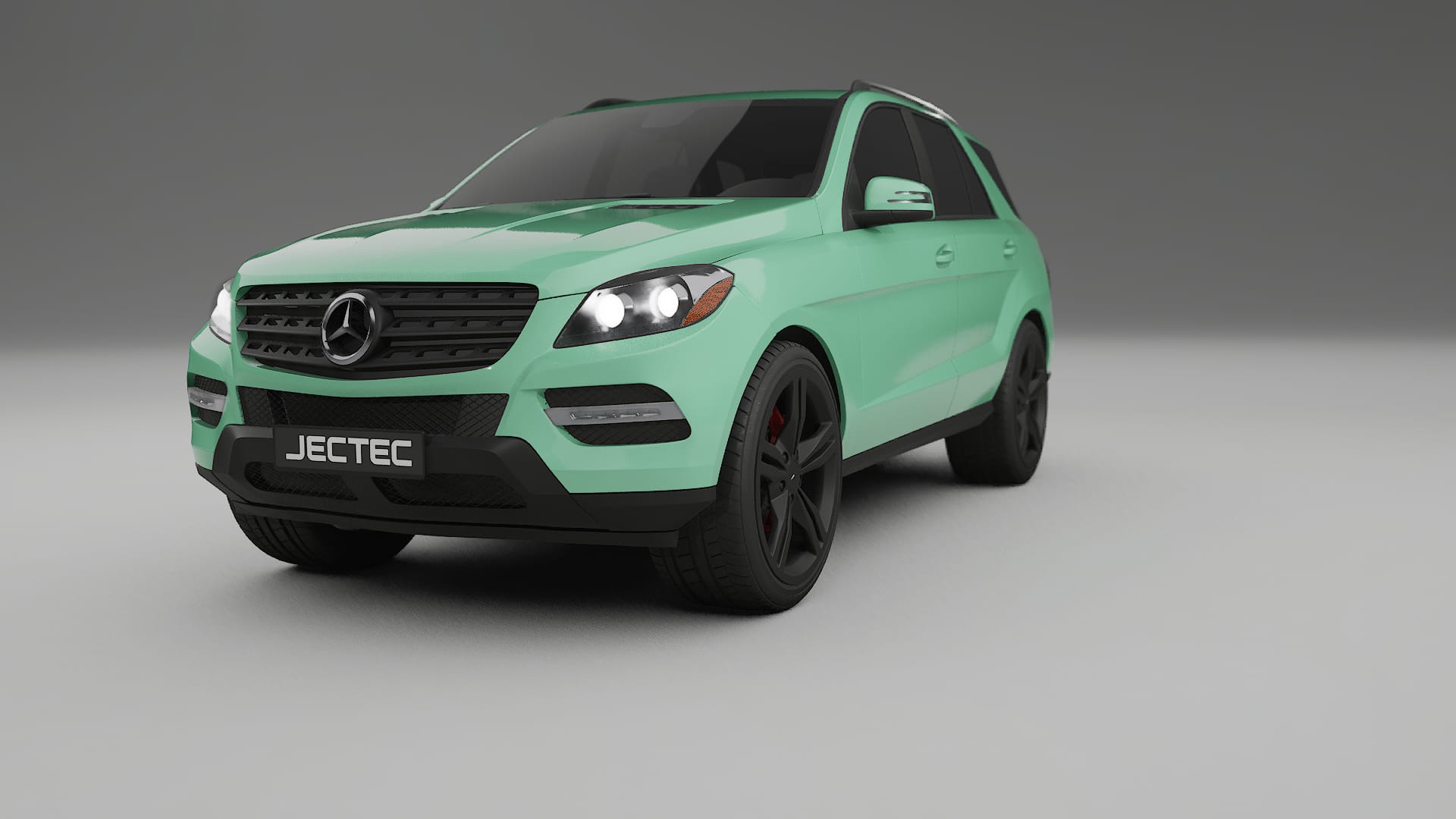 Mercedes M class W166 TPU Lakbeschermingsfolie | DUSTY Kleurveranderende PPF – Volledig Voorgesneden Kit