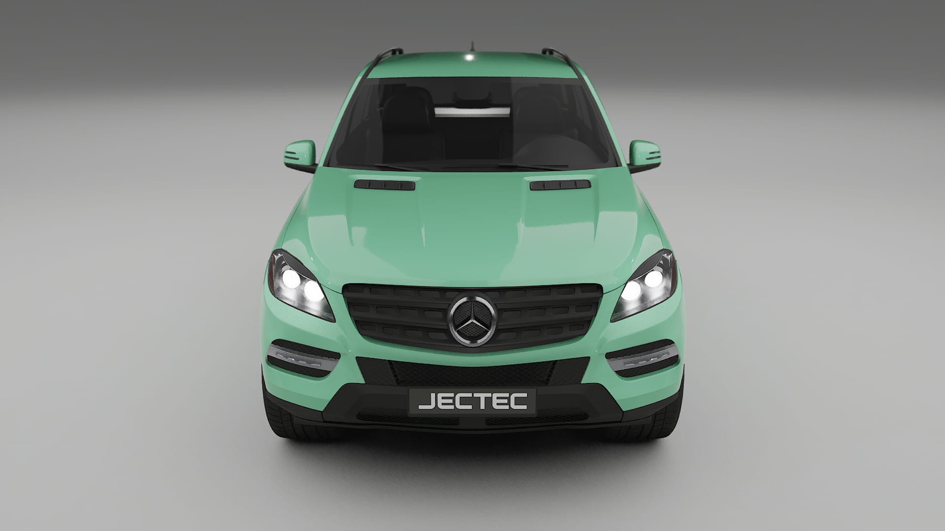 Mercedes M class W166 TPU Lakbeschermingsfolie | DUSTY Kleurveranderende PPF – Volledig Voorgesneden Kit