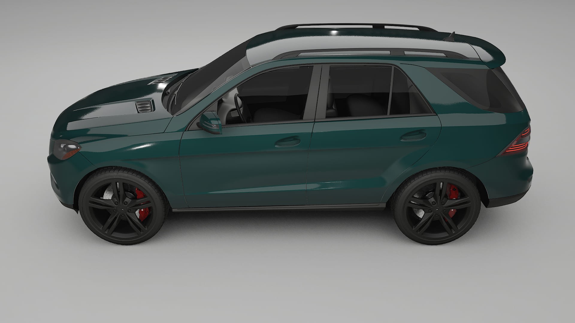 Mercedes M class W166 TPU Lakbeschermingsfolie | INFERNO Kleurveranderende PPF – Volledig Voorgesneden Kit