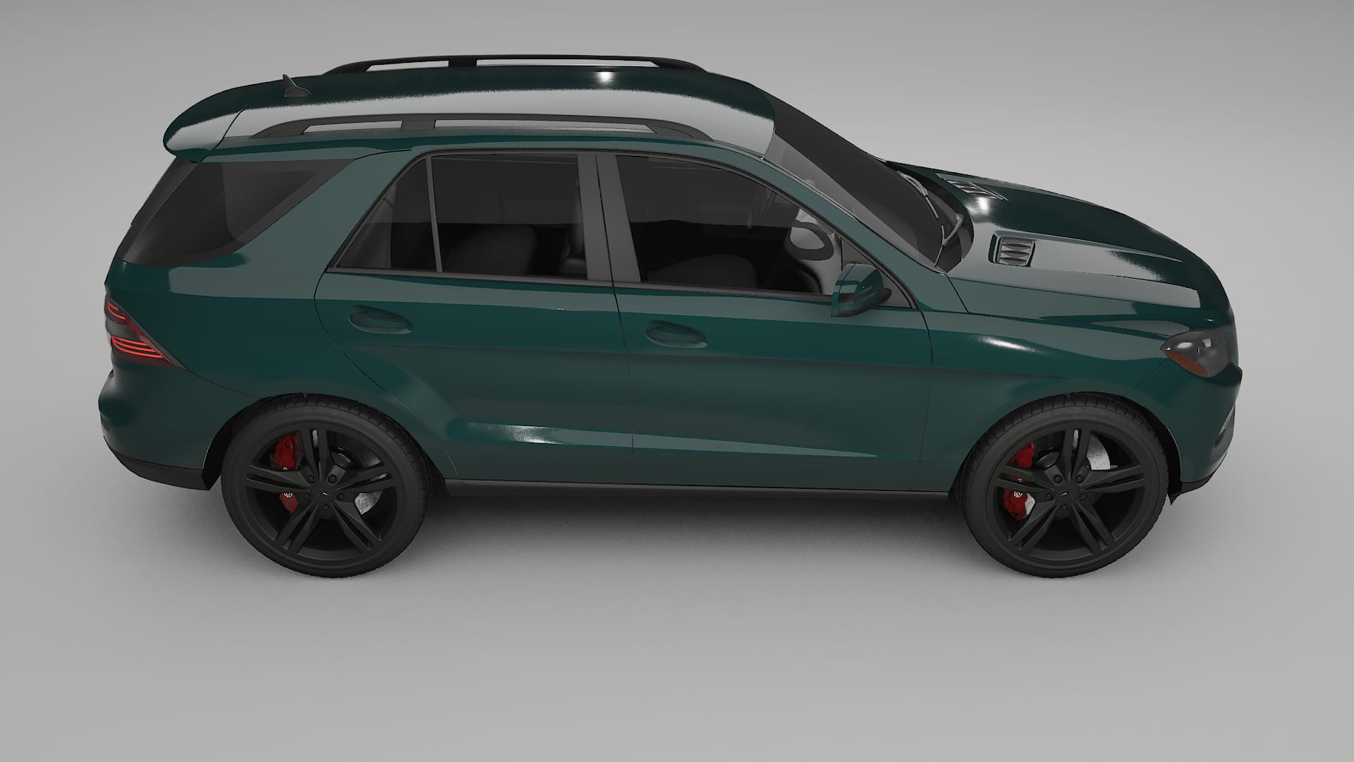 Mercedes M class W166 TPU Lakbeschermingsfolie | INFERNO Kleurveranderende PPF – Volledig Voorgesneden Kit