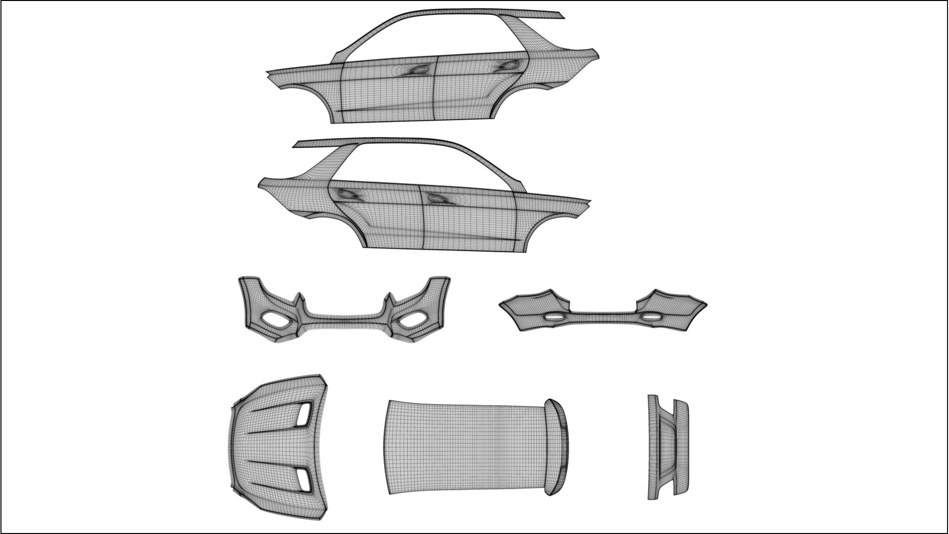 Mercedes M class W166 TPU Lakbeschermingsfolie | VENOM Kleurveranderende PPF – Volledig Voorgesneden Kit 2