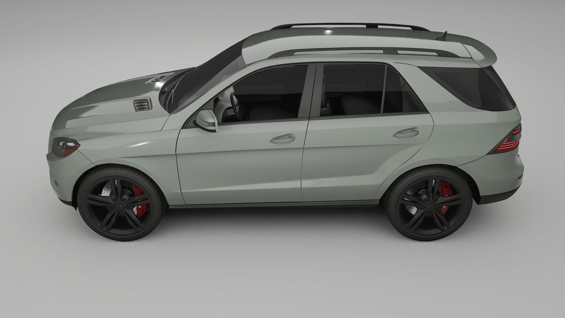 Mercedes M class W166 TPU Lakbeschermingsfolie | SLATE Kleurveranderende PPF – Volledig Voorgesneden Kit