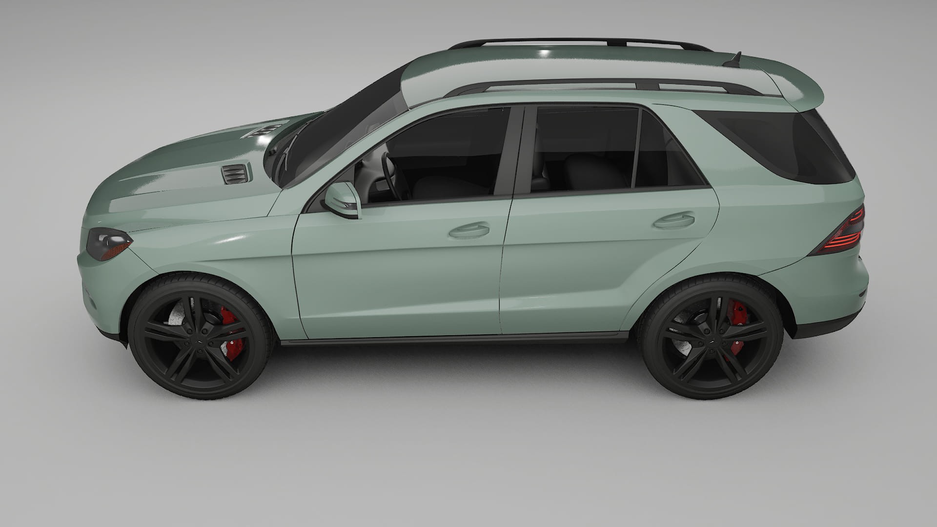 Mercedes M class W166 TPU Lakbeschermingsfolie | CINDER Kleurveranderende PPF – Volledig Voorgesneden Kit