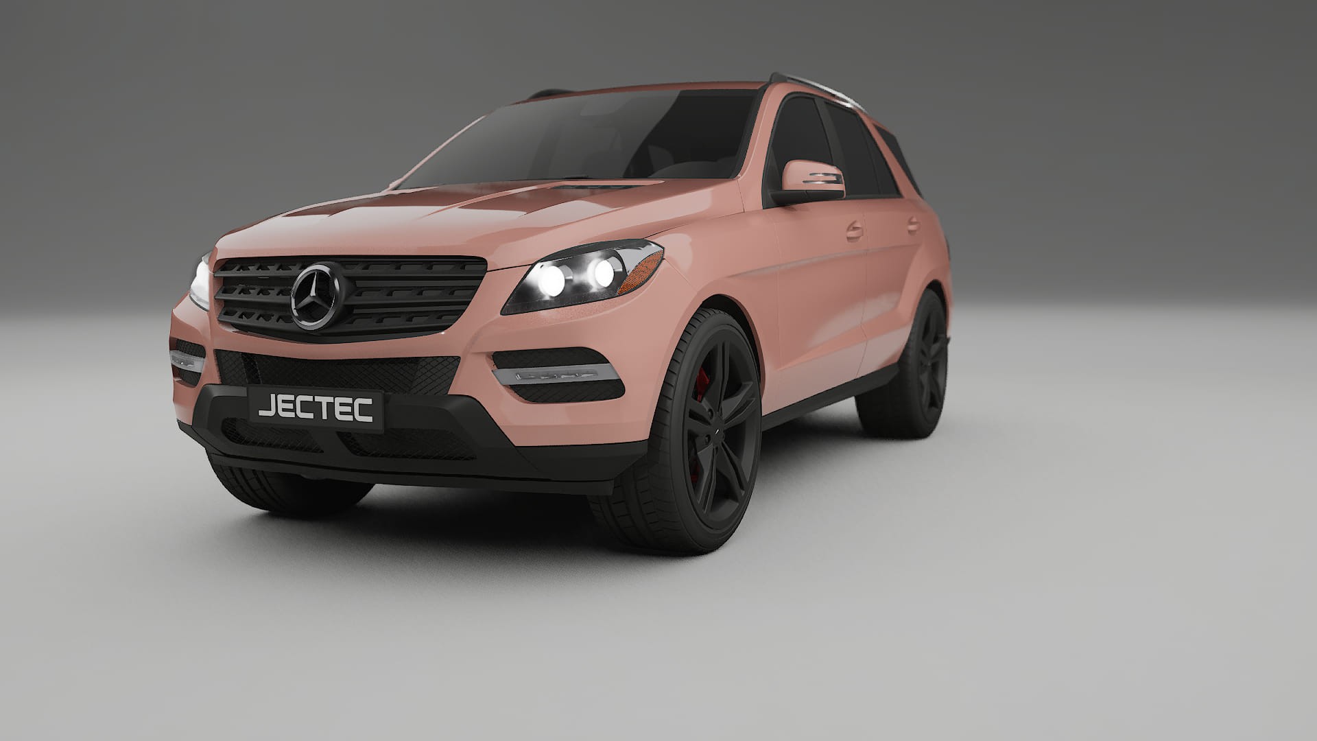 Mercedes M class W166 TPU Lakbeschermingsfolie | BLUSH Kleurveranderende PPF – Volledig Voorgesneden Kit