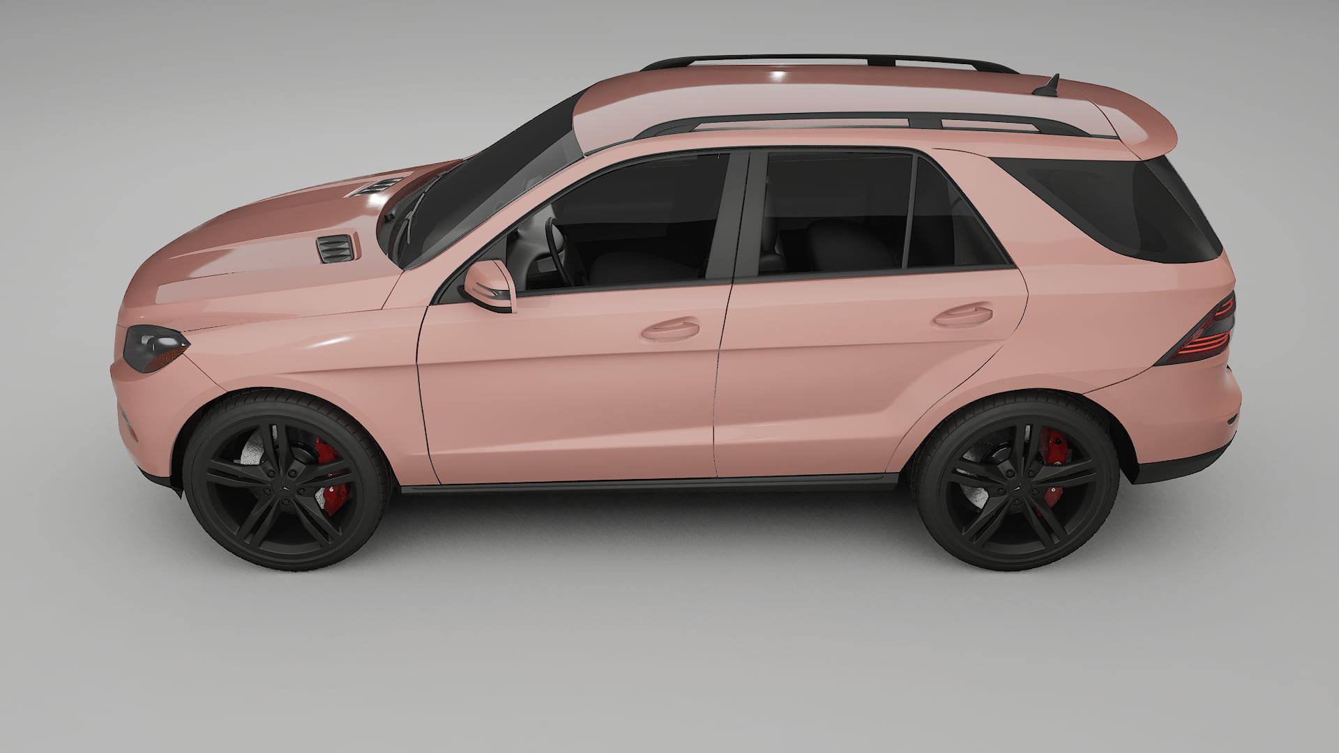 Mercedes M class W166 TPU Lakbeschermingsfolie | BLUSH Kleurveranderende PPF – Volledig Voorgesneden Kit