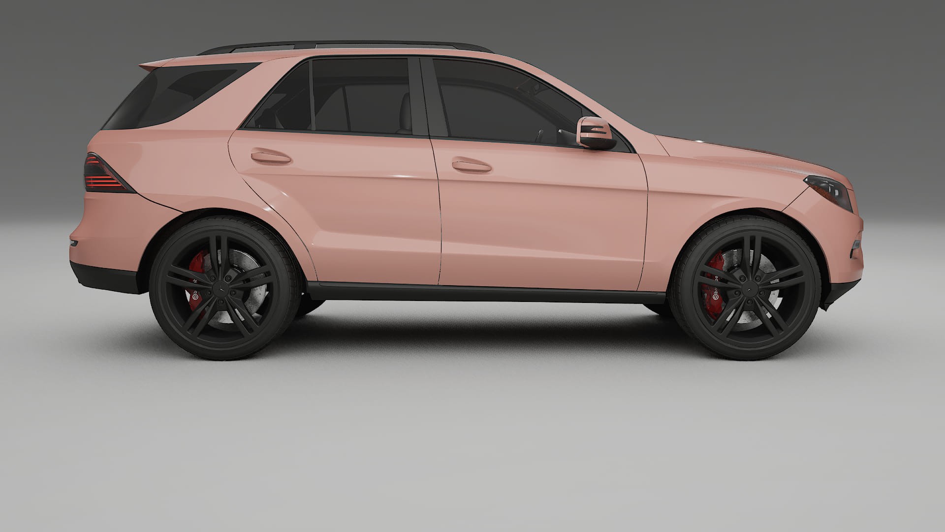 Mercedes M class W166 TPU Lakbeschermingsfolie | BLUSH Kleurveranderende PPF – Volledig Voorgesneden Kit