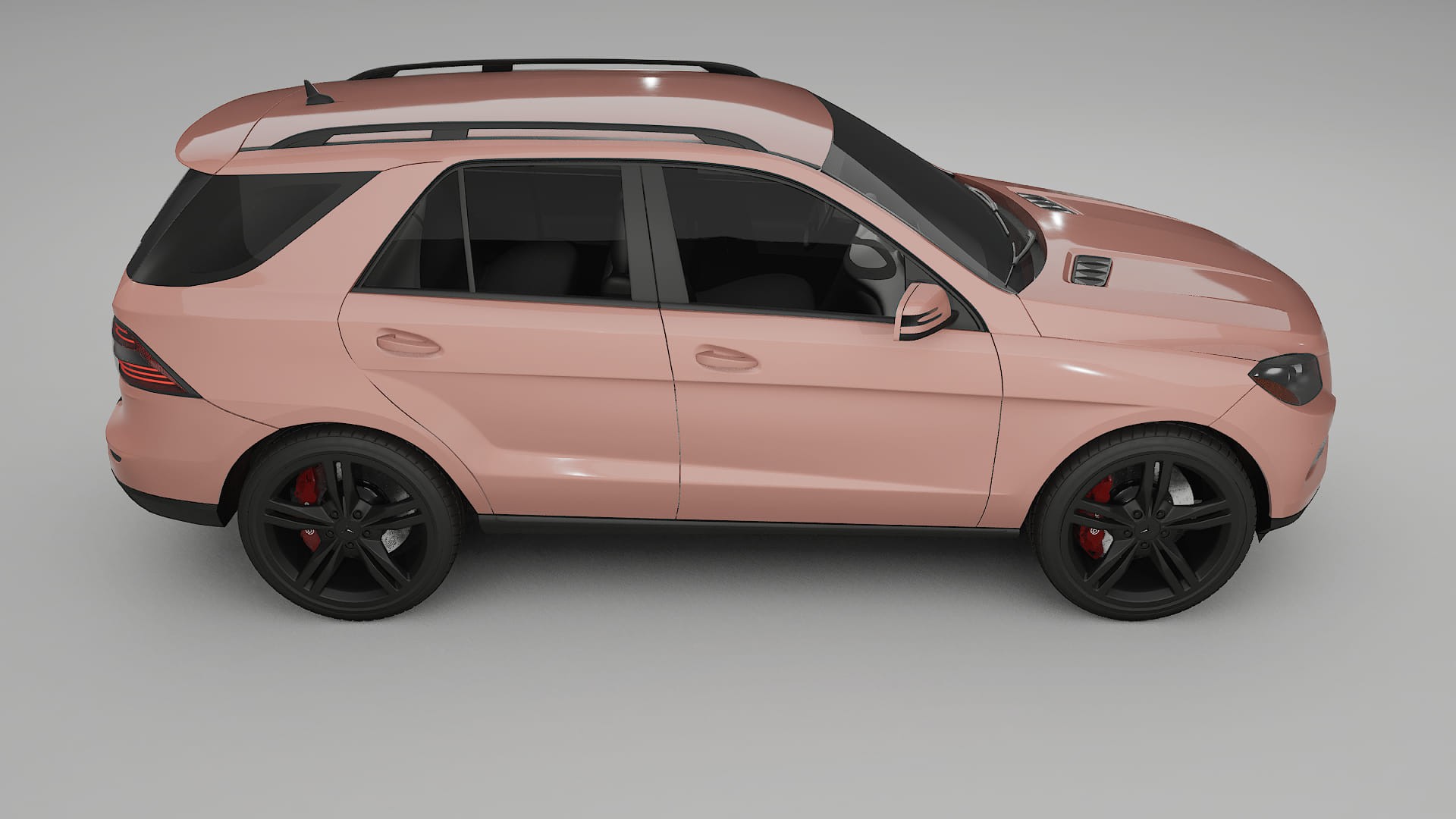 Mercedes M class W166 TPU Lakbeschermingsfolie | BLUSH Kleurveranderende PPF – Volledig Voorgesneden Kit