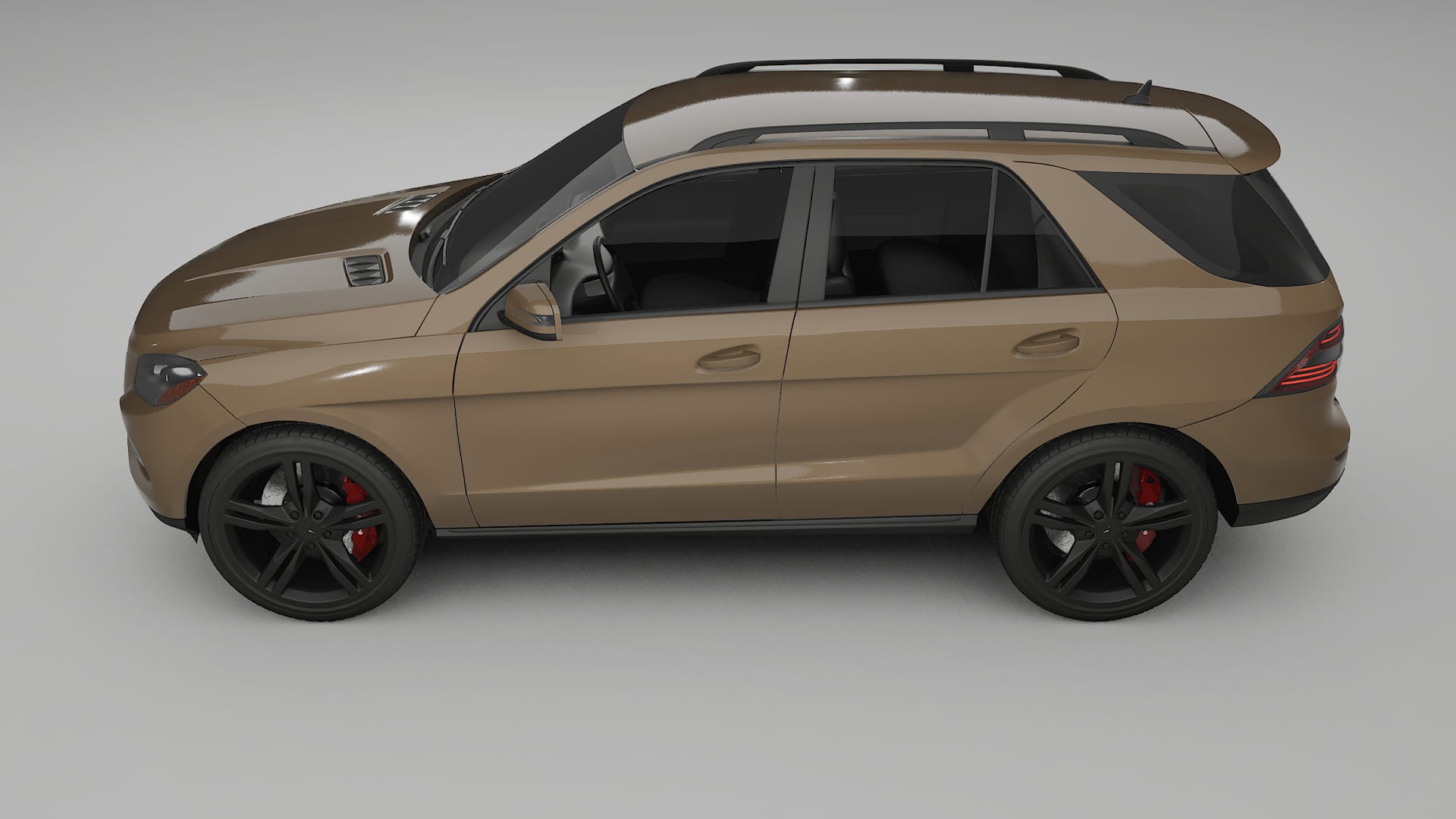 Mercedes M class W166 TPU Lakbeschermingsfolie | SAHARA Kleurveranderende PPF – Volledig Voorgesneden Kit