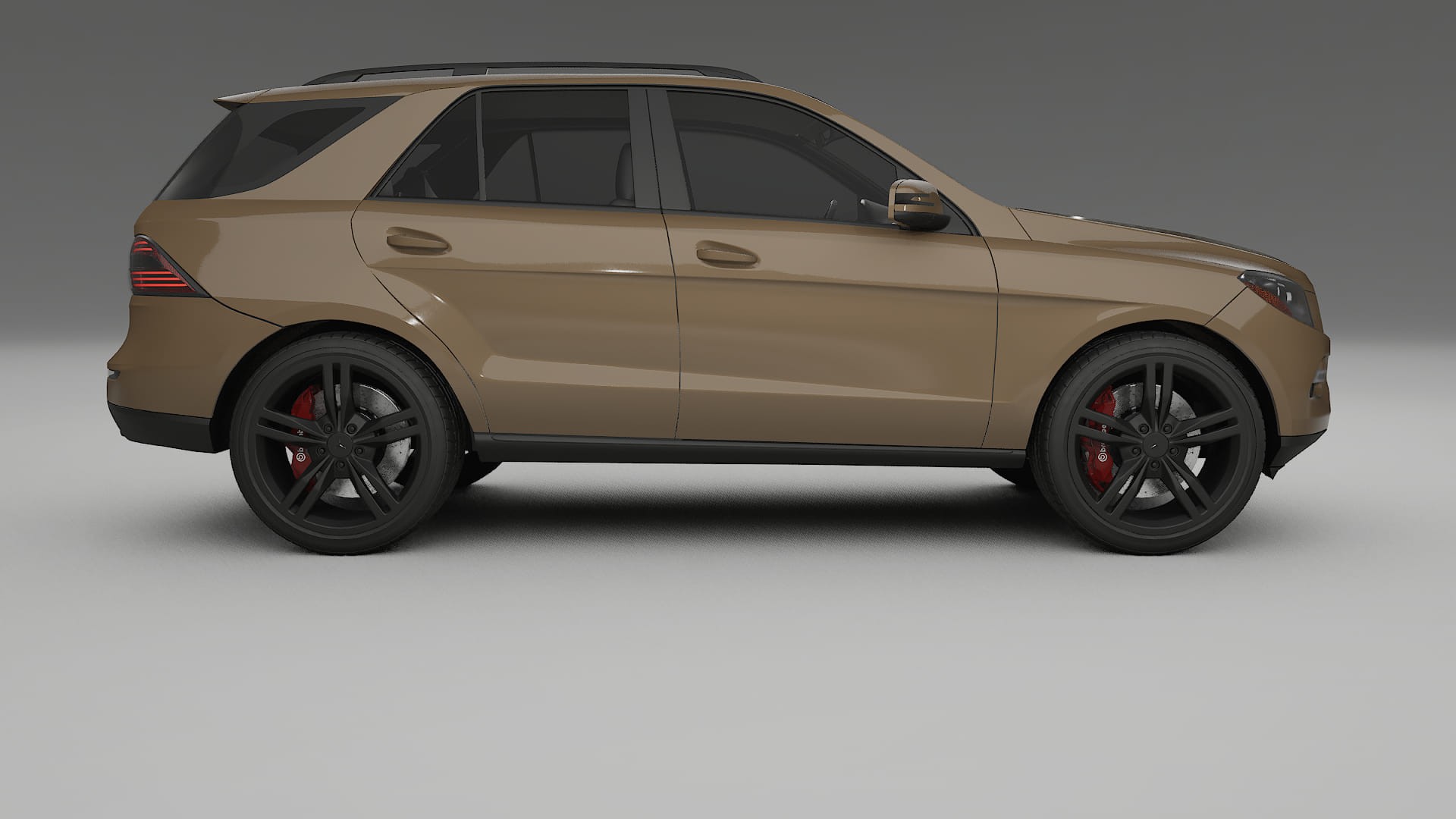 Mercedes M class W166 TPU Lakbeschermingsfolie | SAHARA Kleurveranderende PPF – Volledig Voorgesneden Kit