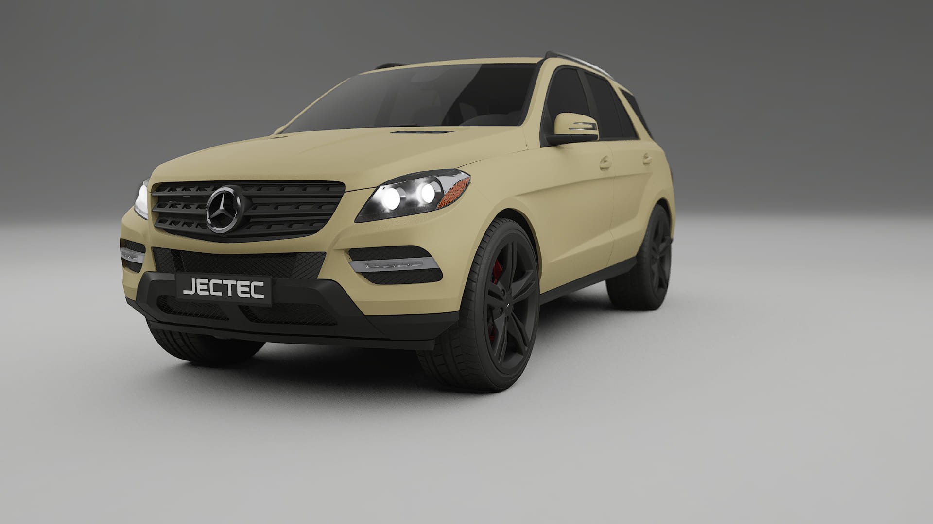 Mercedes M class W166 TPU Lakbeschermingsfolie | SAND Kleurveranderende PPF – Volledig Voorgesneden Kit