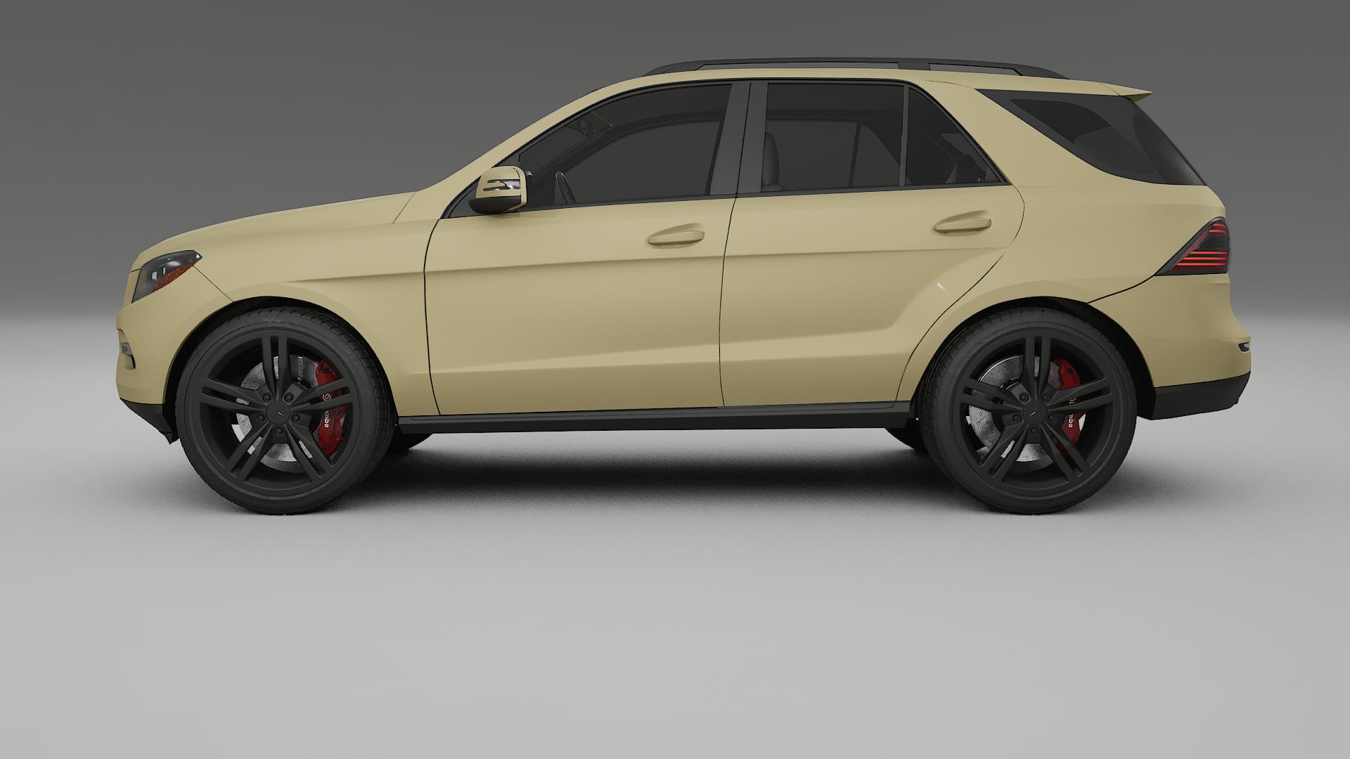 Mercedes M class W166 TPU Lakbeschermingsfolie | SAND Kleurveranderende PPF – Volledig Voorgesneden Kit