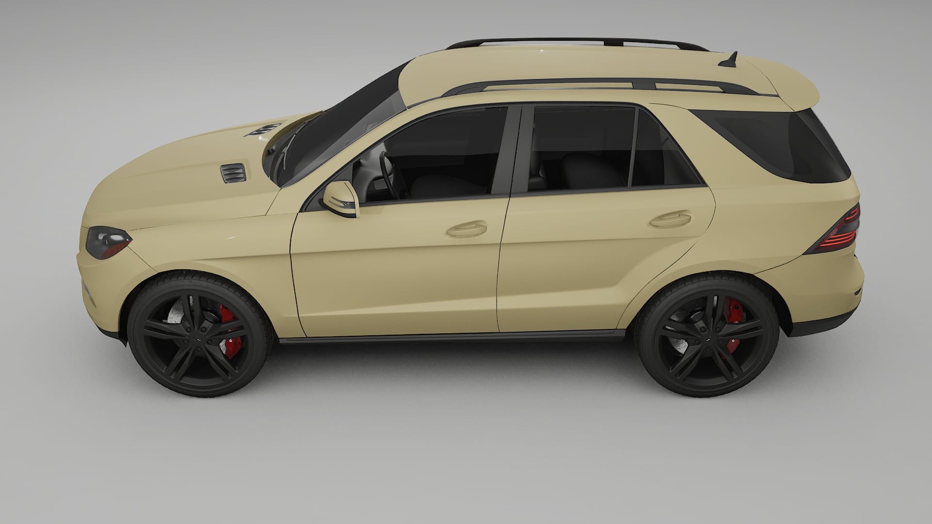 Mercedes M class W166 TPU Lakbeschermingsfolie | SAND Kleurveranderende PPF – Volledig Voorgesneden Kit