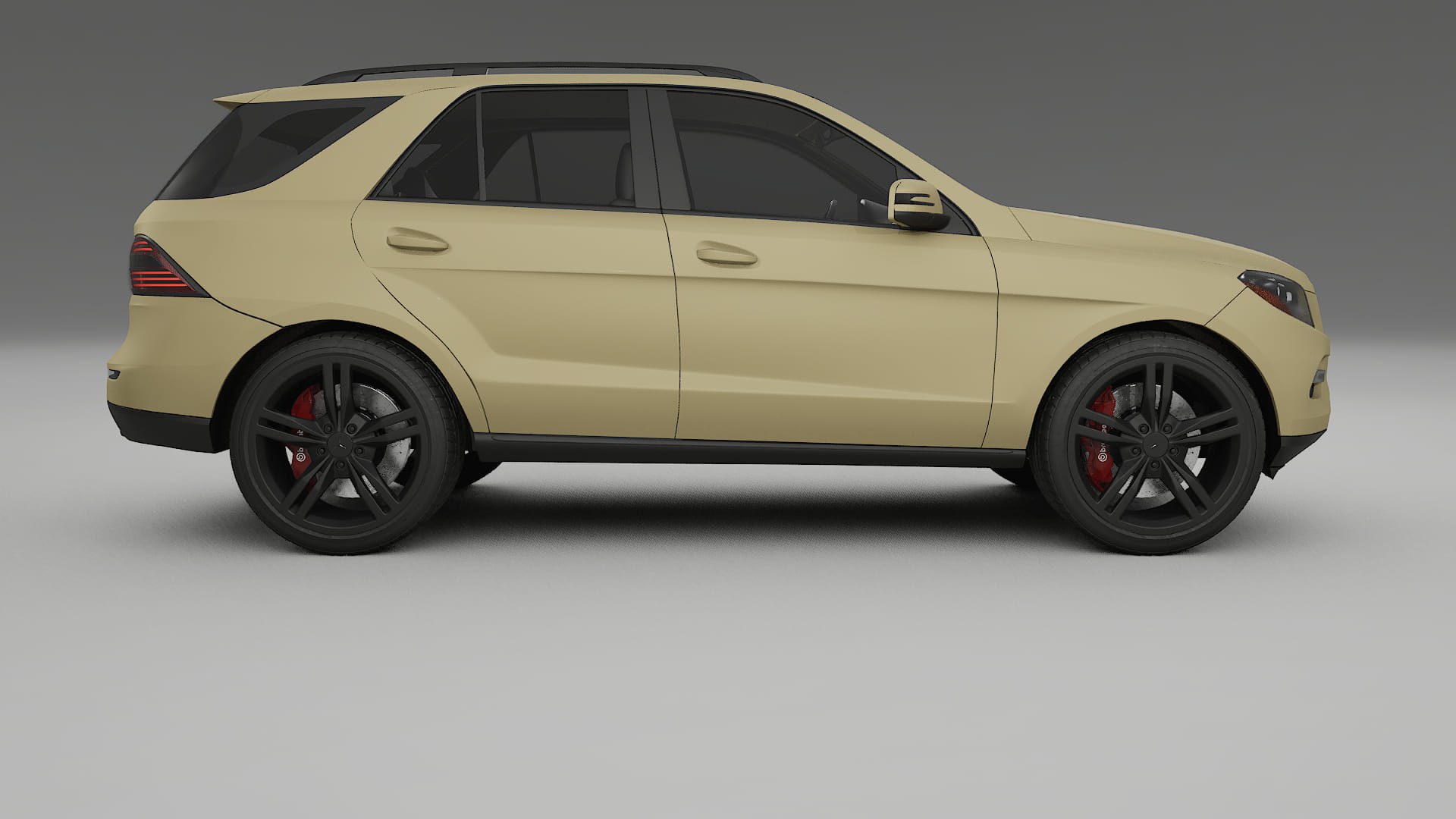 Mercedes M class W166 TPU Lakbeschermingsfolie | SAND Kleurveranderende PPF – Volledig Voorgesneden Kit