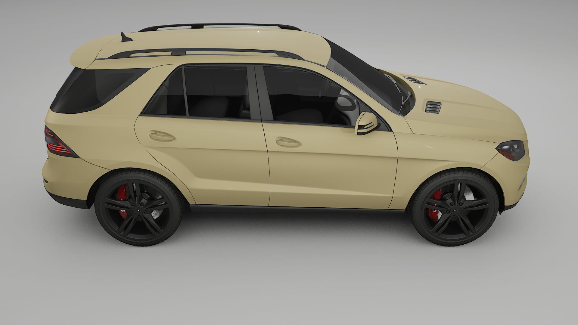 Mercedes M class W166 TPU Lakbeschermingsfolie | SAND Kleurveranderende PPF – Volledig Voorgesneden Kit