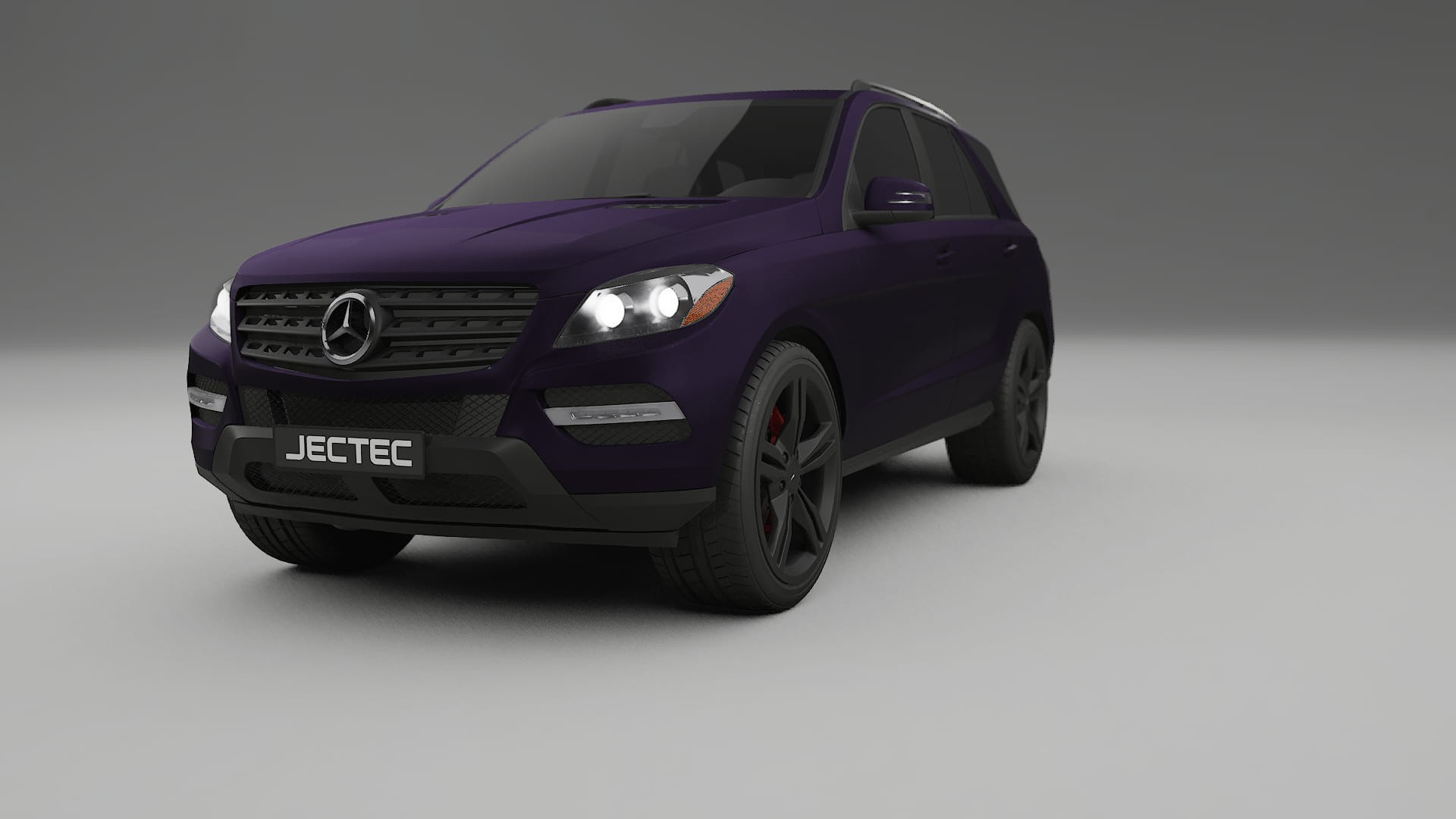Mercedes M class W166 TPU Lakbeschermingsfolie | VIOLET Kleurveranderende PPF – Volledig Voorgesneden Kit