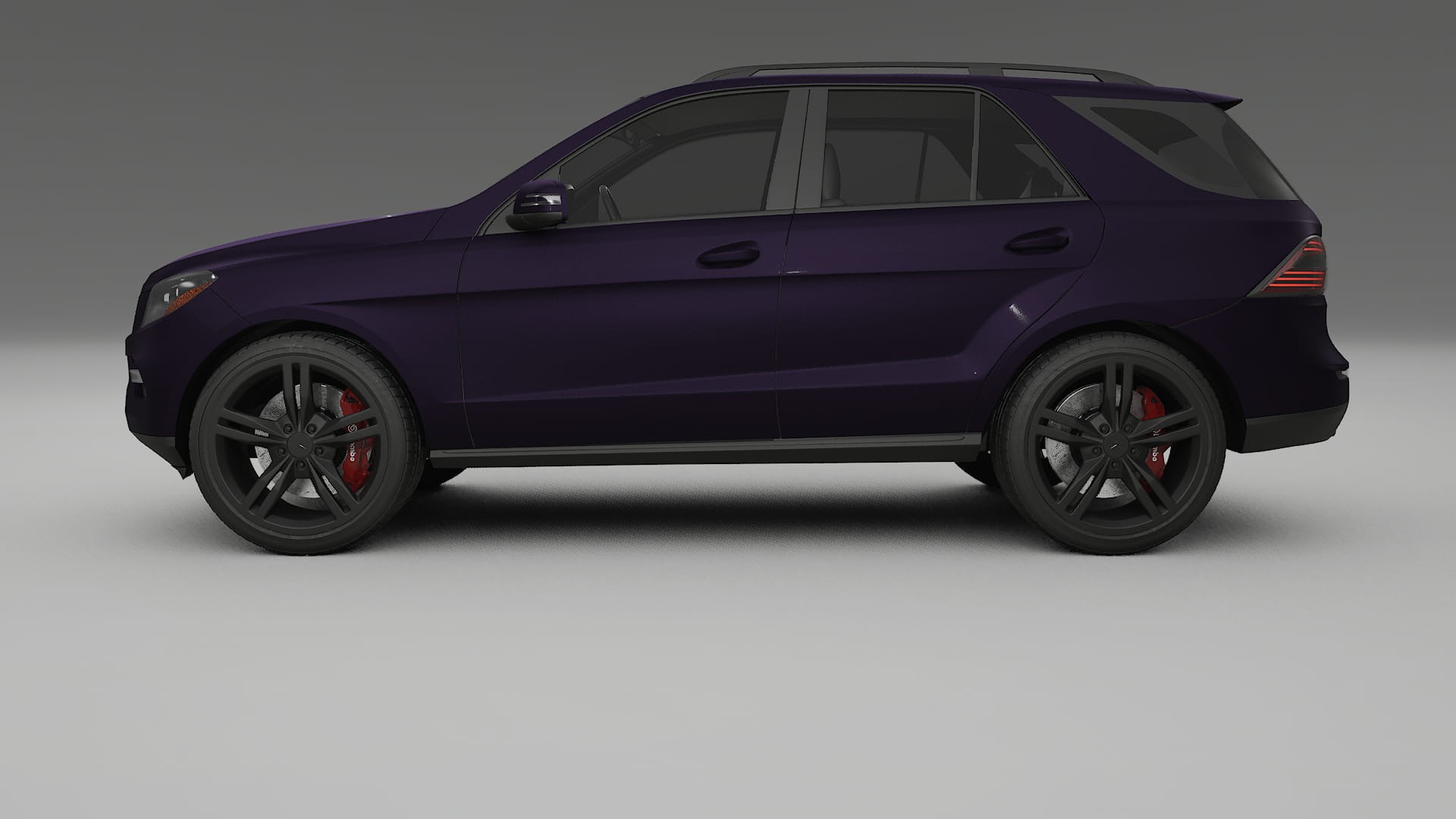 Mercedes M class W166 TPU Lakbeschermingsfolie | VIOLET Kleurveranderende PPF – Volledig Voorgesneden Kit