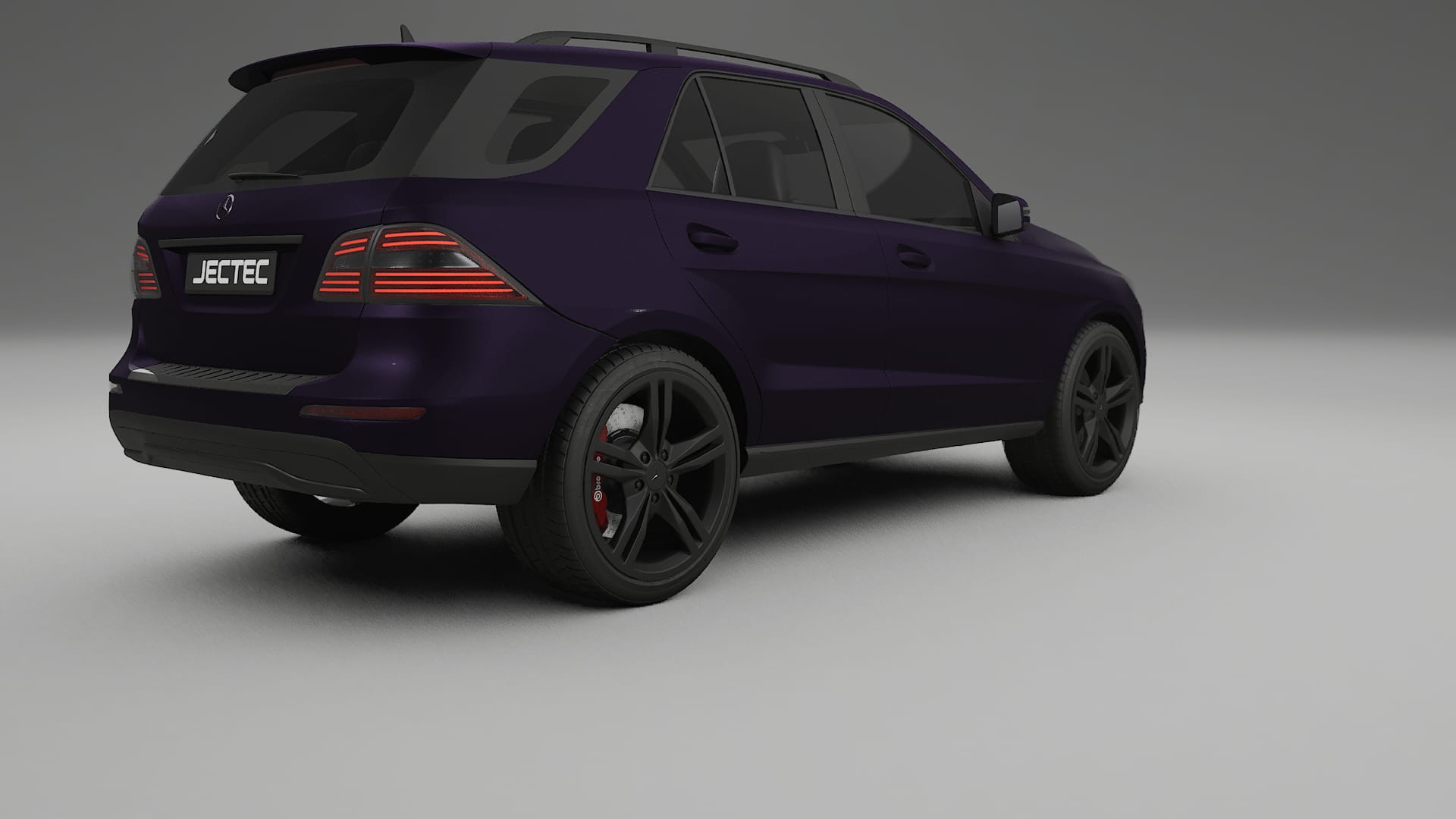 Mercedes M class W166 TPU Lakbeschermingsfolie | VIOLET Kleurveranderende PPF – Volledig Voorgesneden Kit