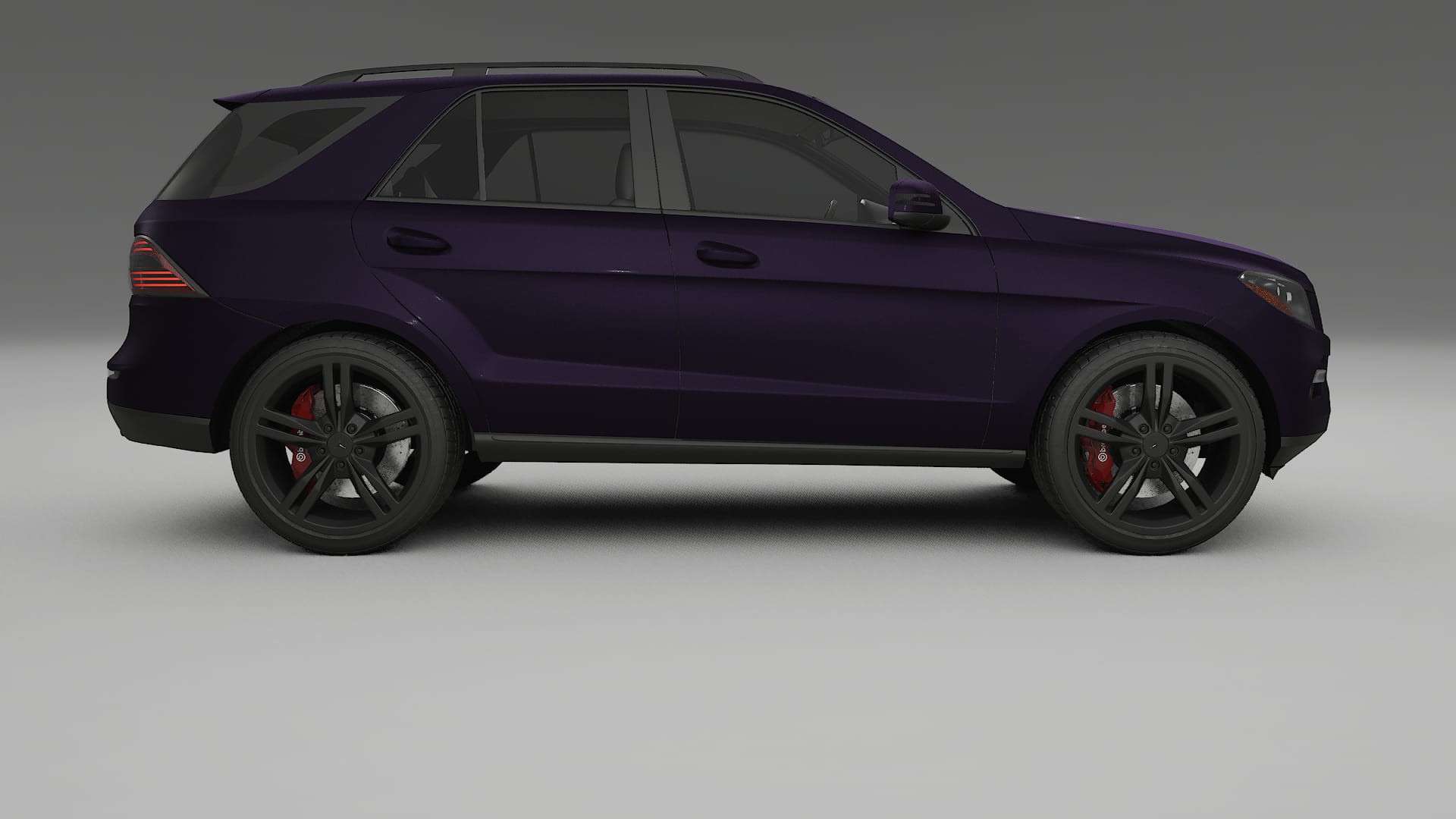 Mercedes M class W166 TPU Lakbeschermingsfolie | VIOLET Kleurveranderende PPF – Volledig Voorgesneden Kit