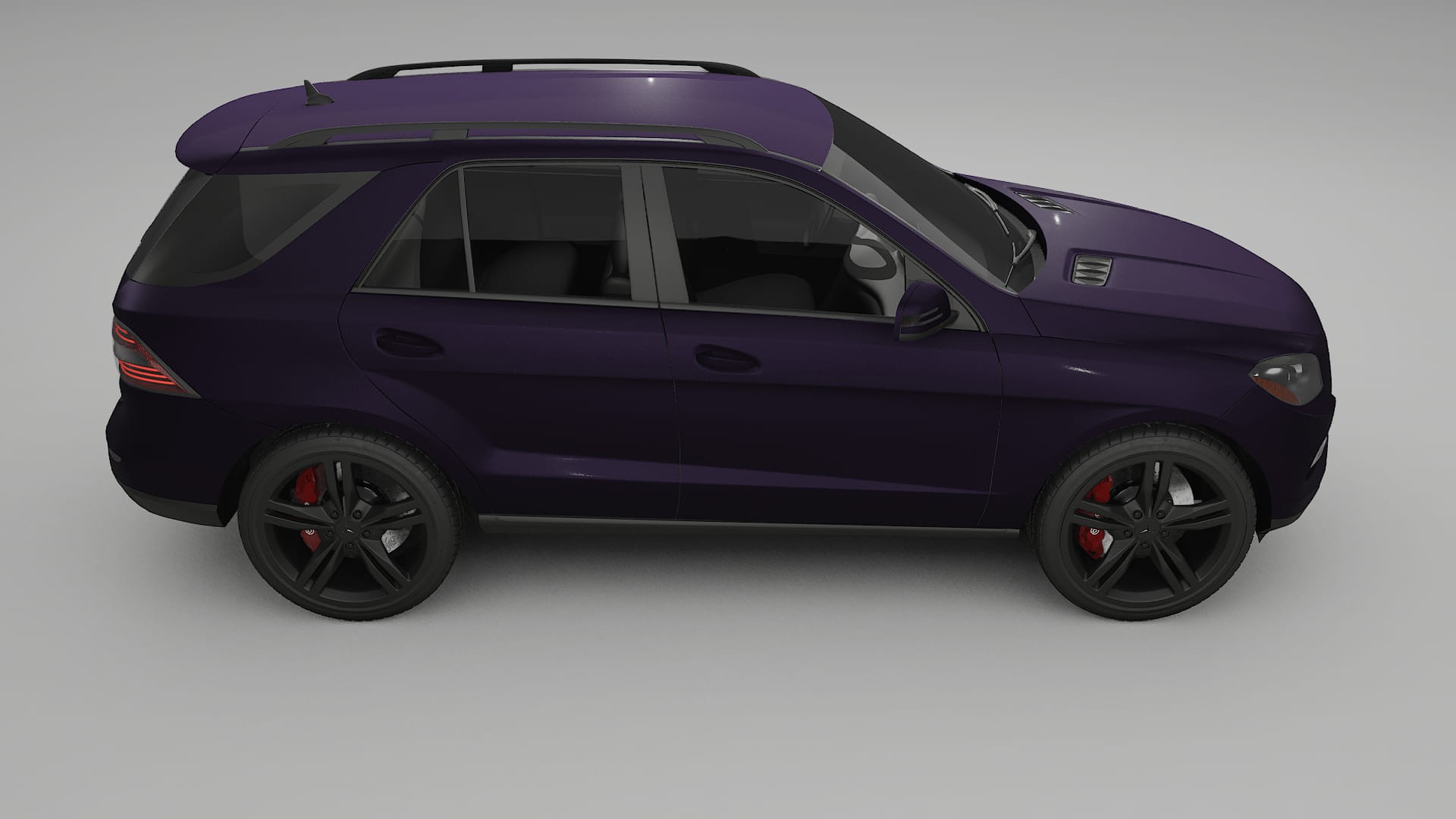 Mercedes M class W166 TPU Lakbeschermingsfolie | VIOLET Kleurveranderende PPF – Volledig Voorgesneden Kit