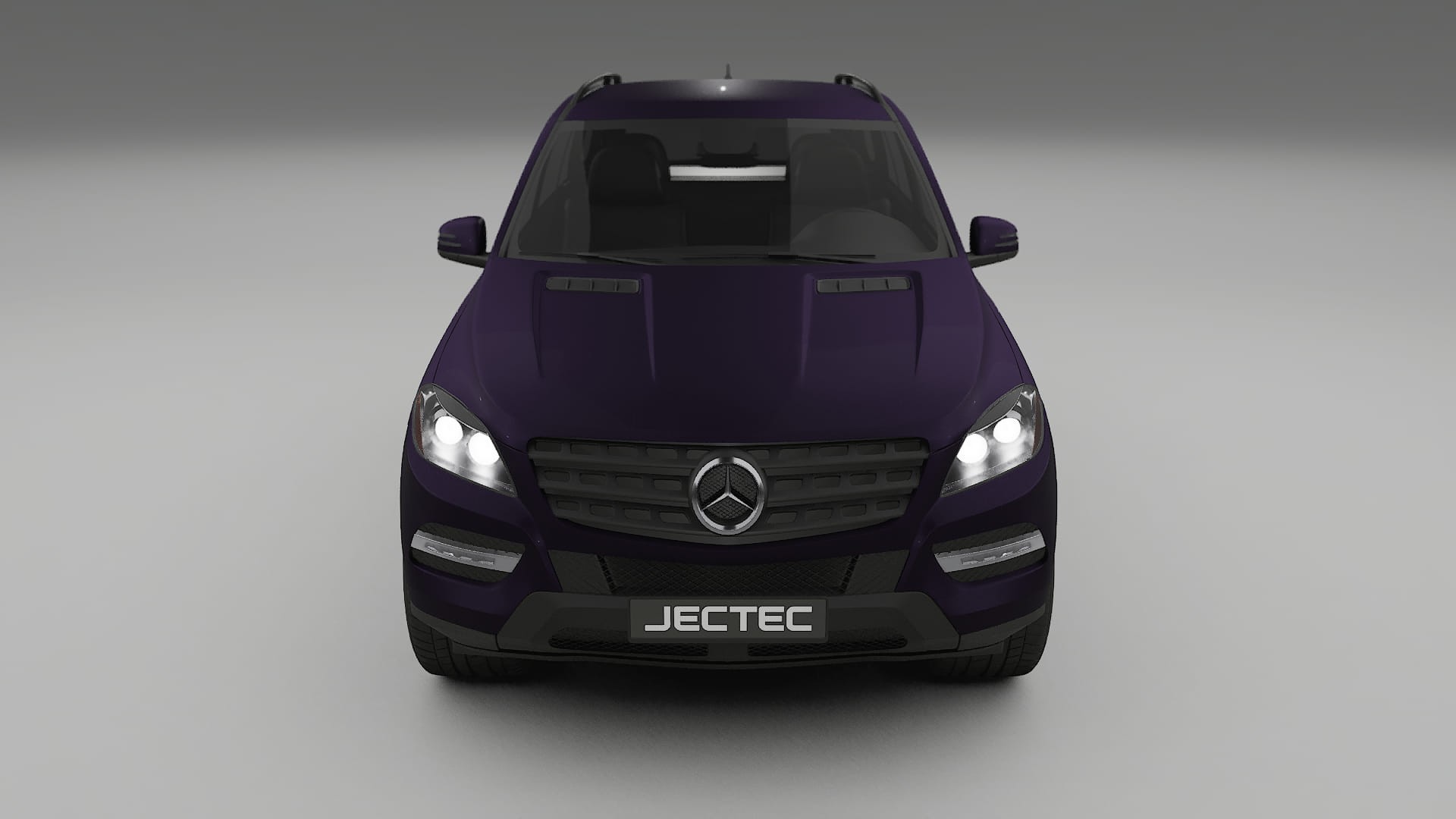 Mercedes M class W166 TPU Lakbeschermingsfolie | VIOLET Kleurveranderende PPF – Volledig Voorgesneden Kit