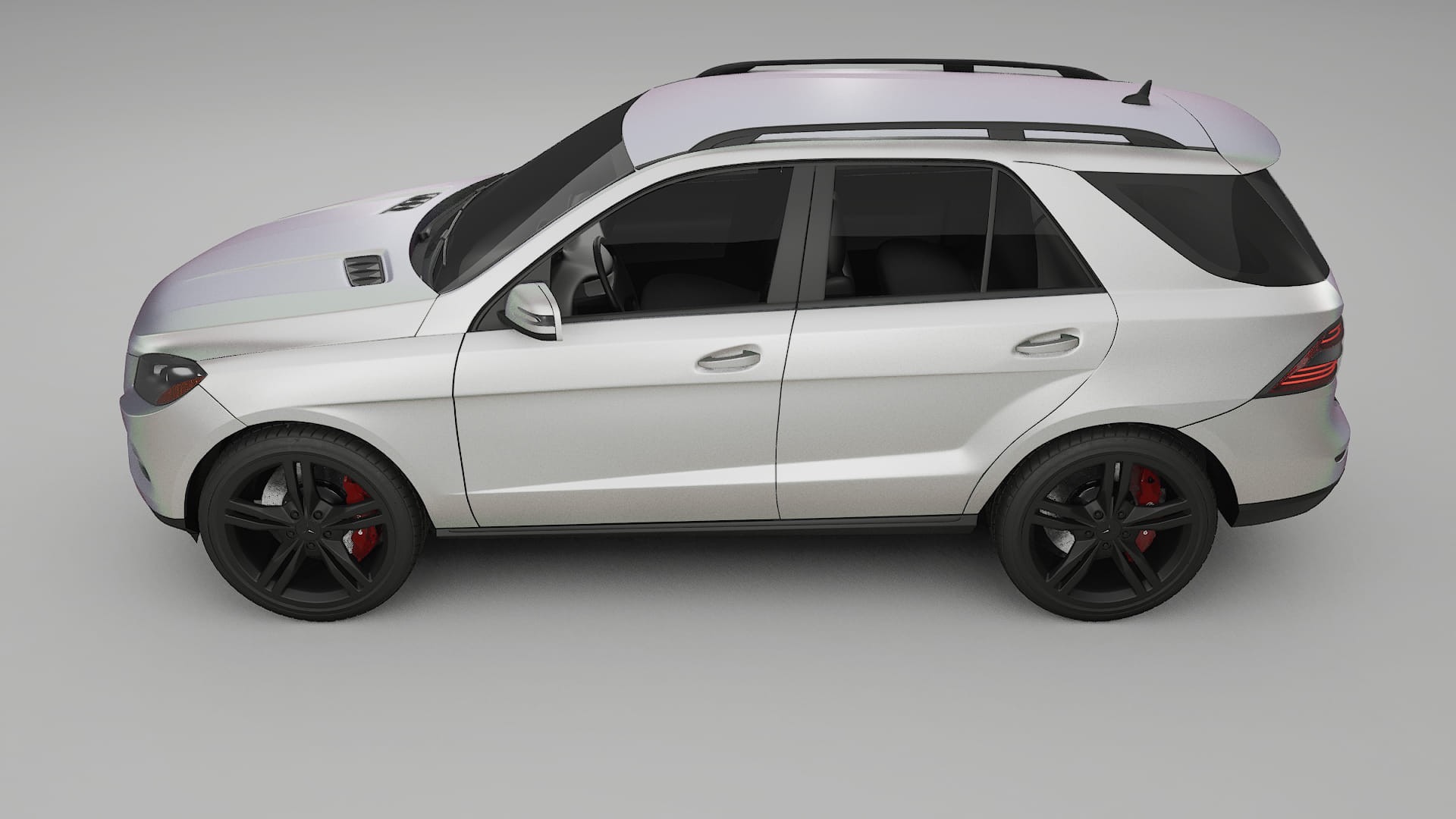 Mercedes M class W166 TPU Lakbeschermingsfolie | NEBULA Kleurveranderende PPF – Volledig Voorgesneden Kit