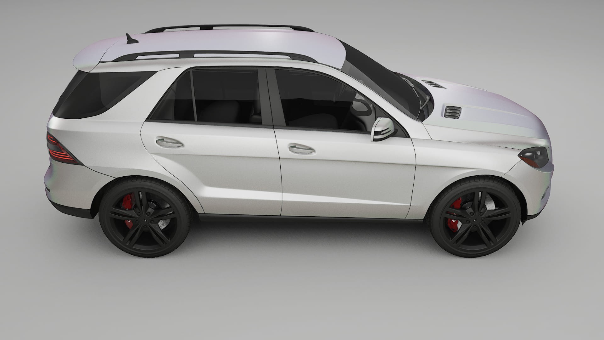 Mercedes M class W166 TPU Lakbeschermingsfolie | NEBULA Kleurveranderende PPF – Volledig Voorgesneden Kit