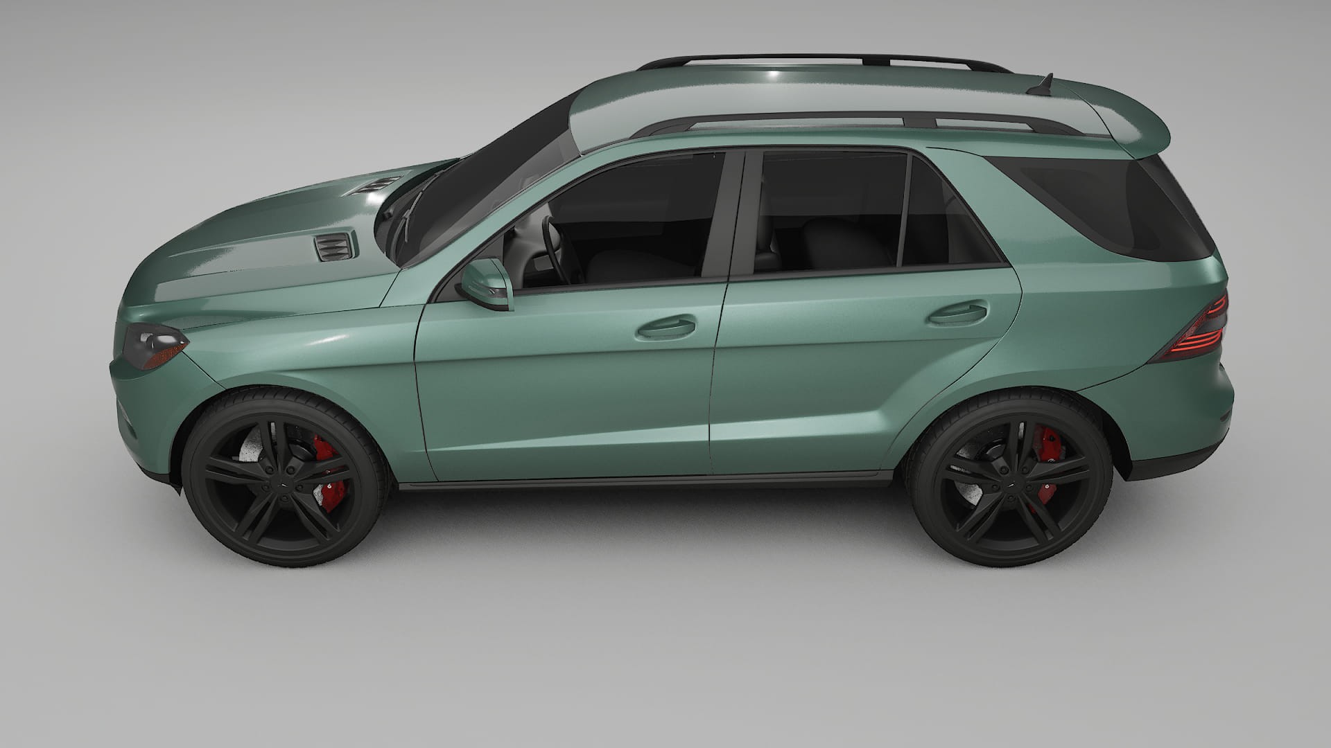 Mercedes M class W166 TPU Lakbeschermingsfolie | EVERGREEN Kleurveranderende PPF – Volledig Voorgesneden Kit