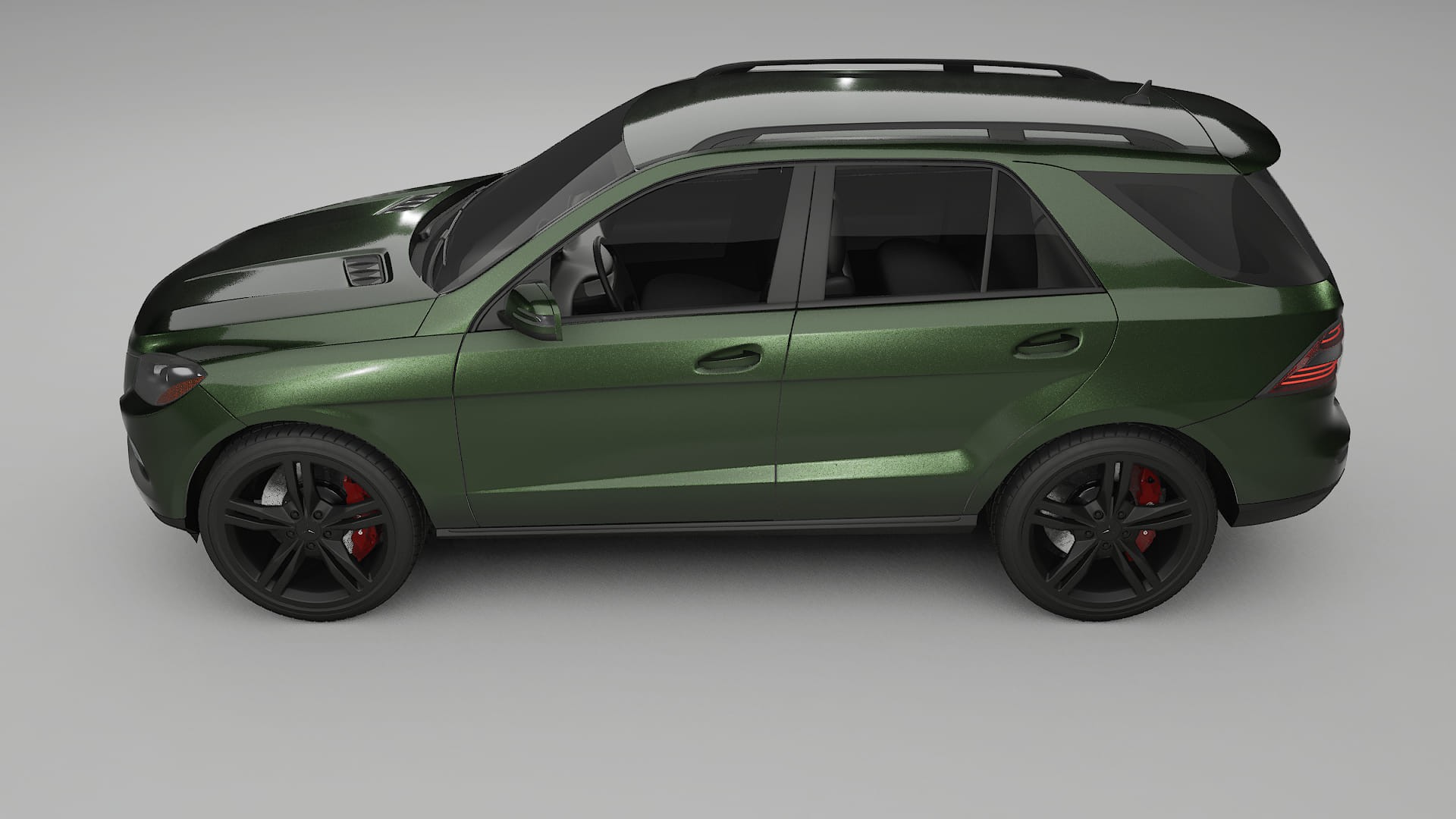 Mercedes M class W166 TPU Lakbeschermingsfolie | LAGOON Kleurveranderende PPF – Volledig Voorgesneden Kit