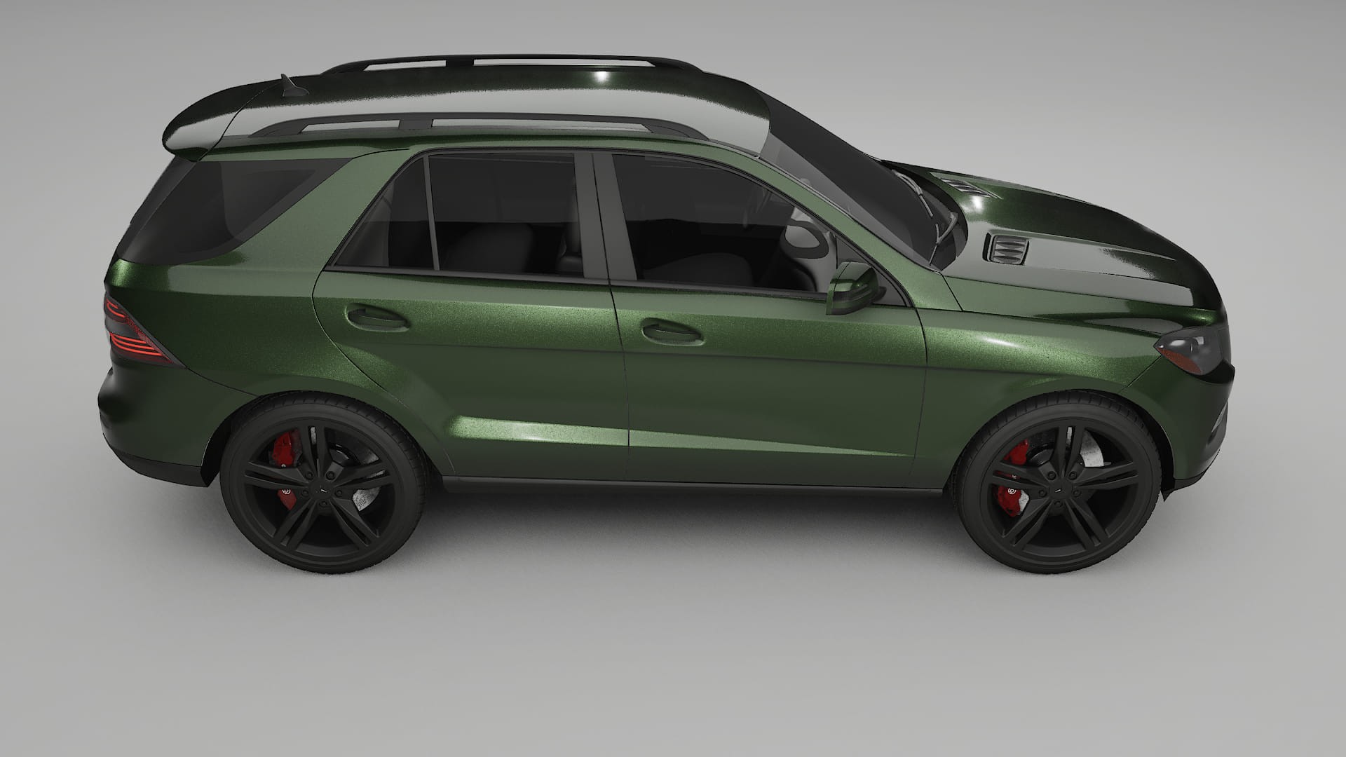 Mercedes M class W166 TPU Lakbeschermingsfolie | LAGOON Kleurveranderende PPF – Volledig Voorgesneden Kit