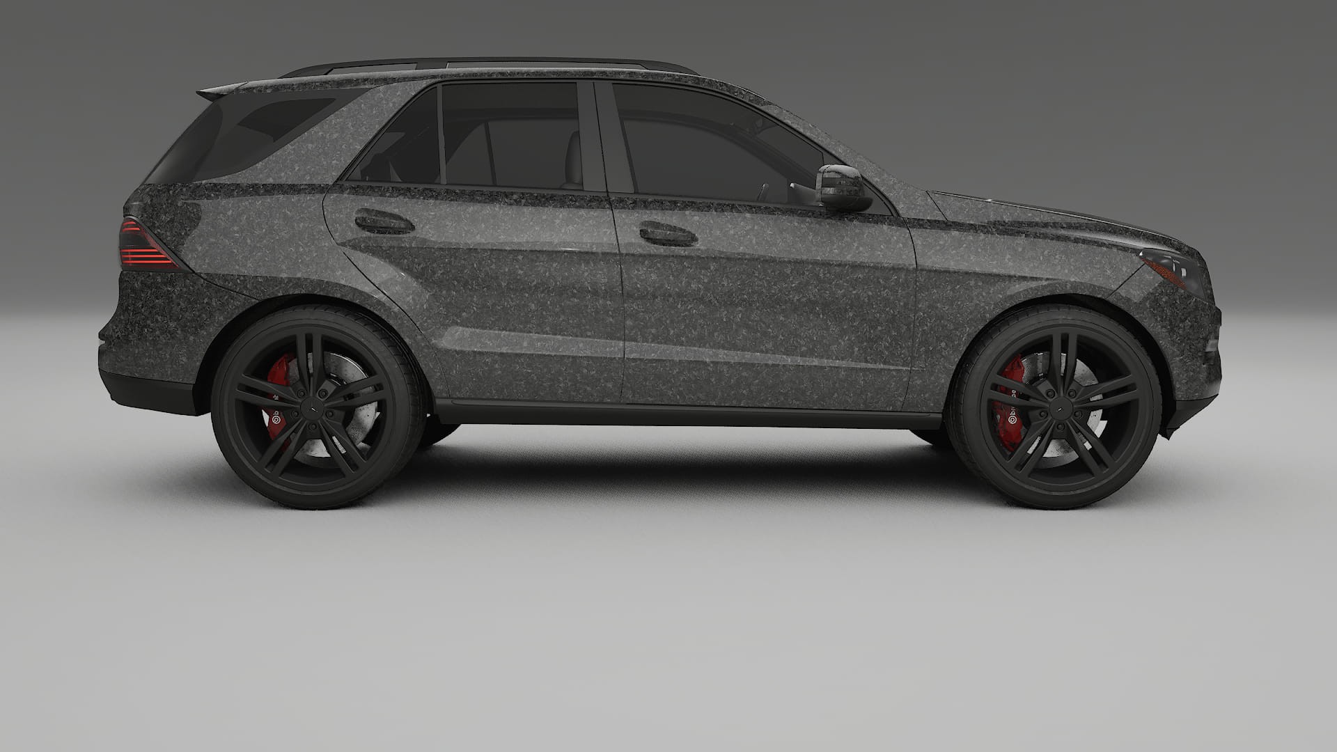 Mercedes M class W166 TPU Lakbeschermingsfolie | FORGED S Kleurveranderende PPF – Volledig Voorgesneden Kit