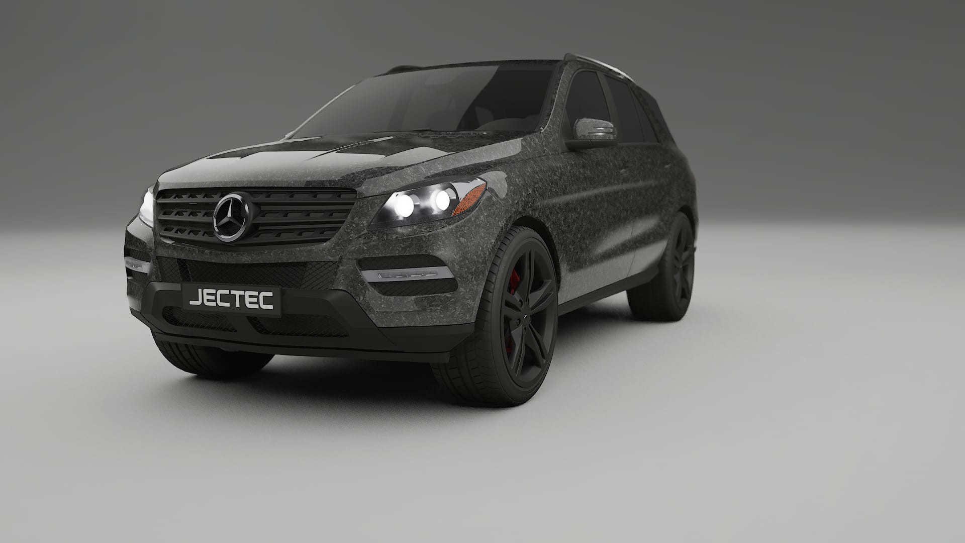 Mercedes M class W166 TPU Lakbeschermingsfolie | FORGED S Kleurveranderende PPF – Volledig Voorgesneden Kit 2
