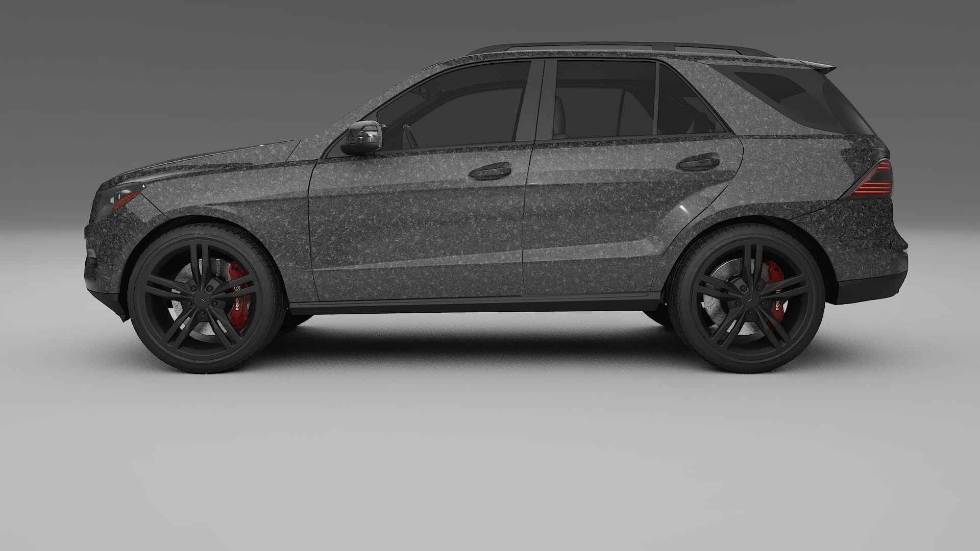 Mercedes M class W166 TPU Lakbeschermingsfolie | FORGED S Kleurveranderende PPF – Volledig Voorgesneden Kit