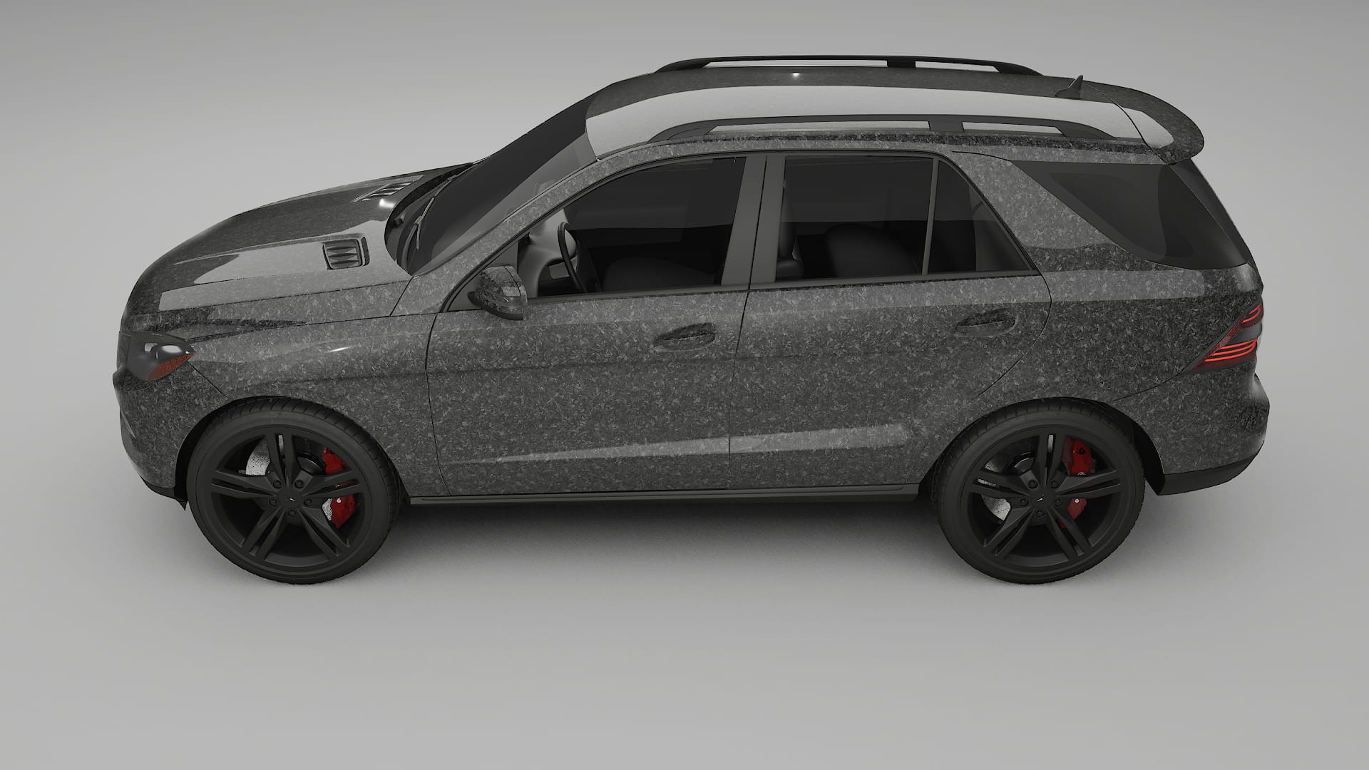 Mercedes M class W166 TPU Lakbeschermingsfolie | FORGED S Kleurveranderende PPF – Volledig Voorgesneden Kit