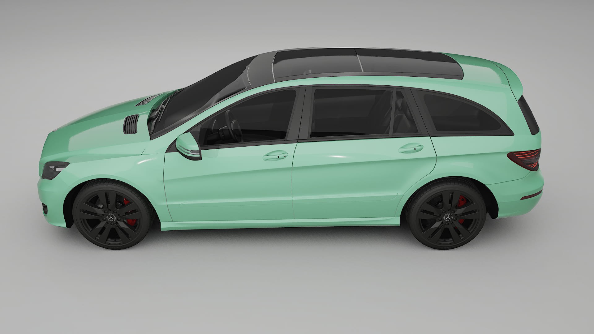 Mercedes R class W251 facelift LCI TPU Lakbeschermingsfolie | DUSTY Kleurveranderende PPF – Volledig Voorgesneden Kit