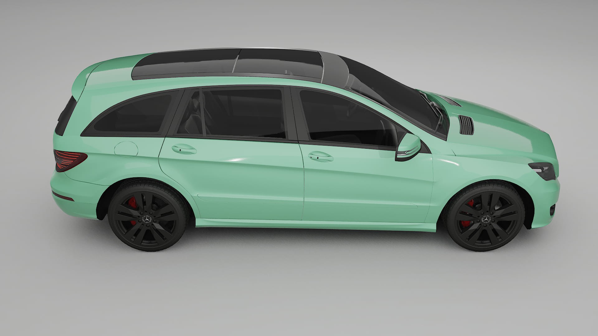 Mercedes R class W251 facelift LCI TPU Lakbeschermingsfolie | DUSTY Kleurveranderende PPF – Volledig Voorgesneden Kit