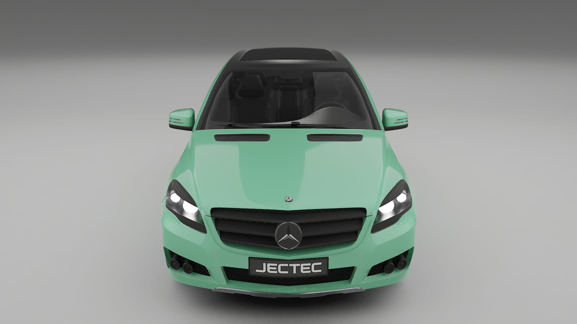 Mercedes R class W251 facelift LCI TPU Lakbeschermingsfolie | DUSTY Kleurveranderende PPF – Volledig Voorgesneden Kit