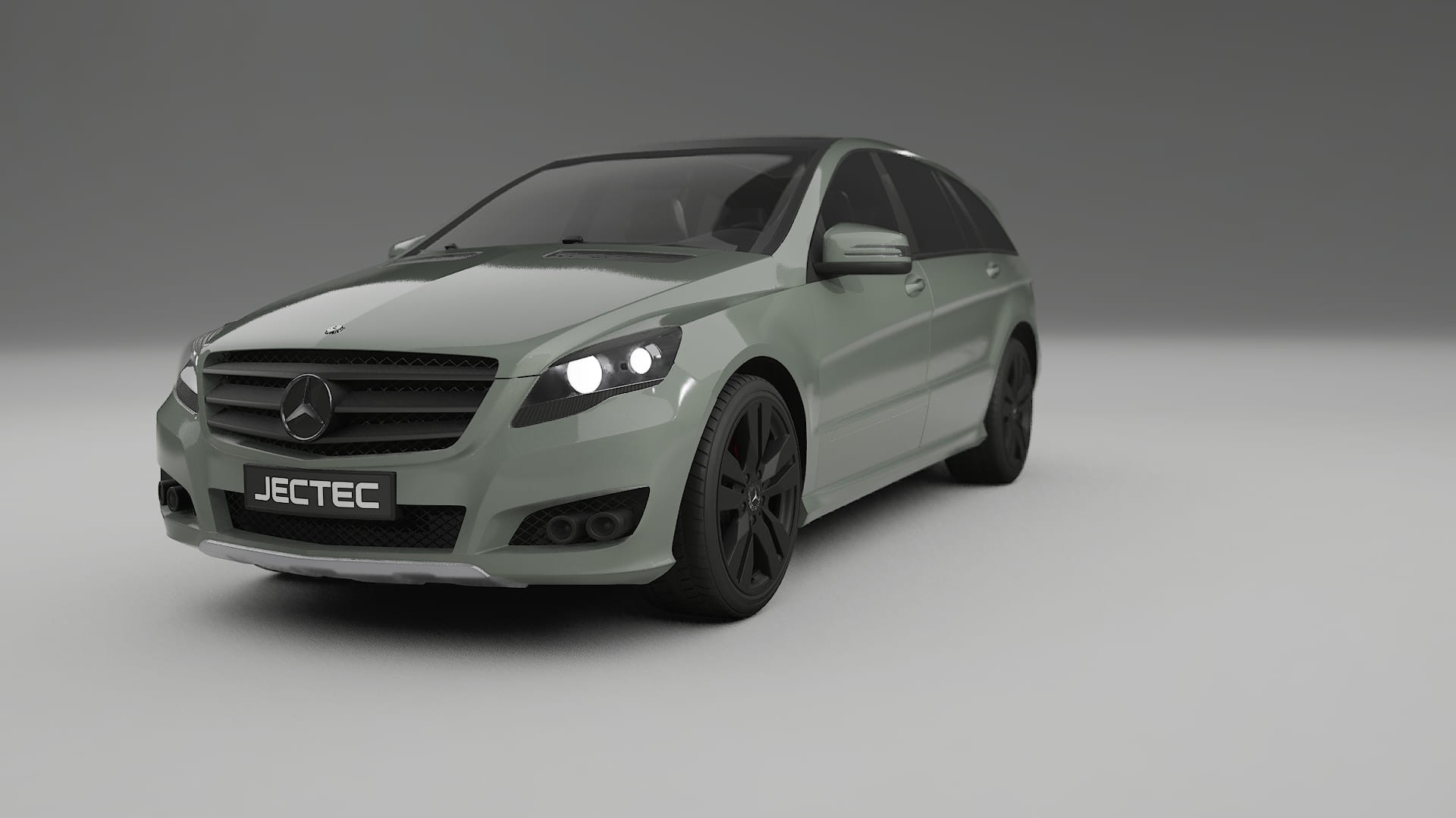 Mercedes R class W251 facelift LCI TPU Lakbeschermingsfolie | SLATE Kleurveranderende PPF – Volledig Voorgesneden Kit