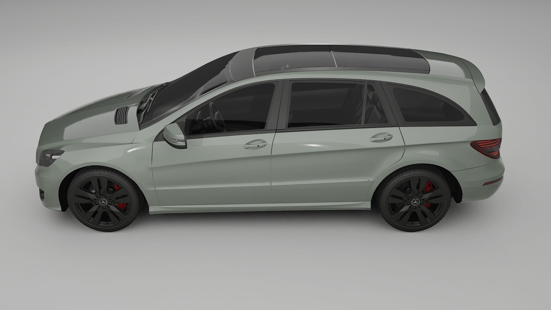 Mercedes R class W251 facelift LCI TPU Lakbeschermingsfolie | SLATE Kleurveranderende PPF – Volledig Voorgesneden Kit