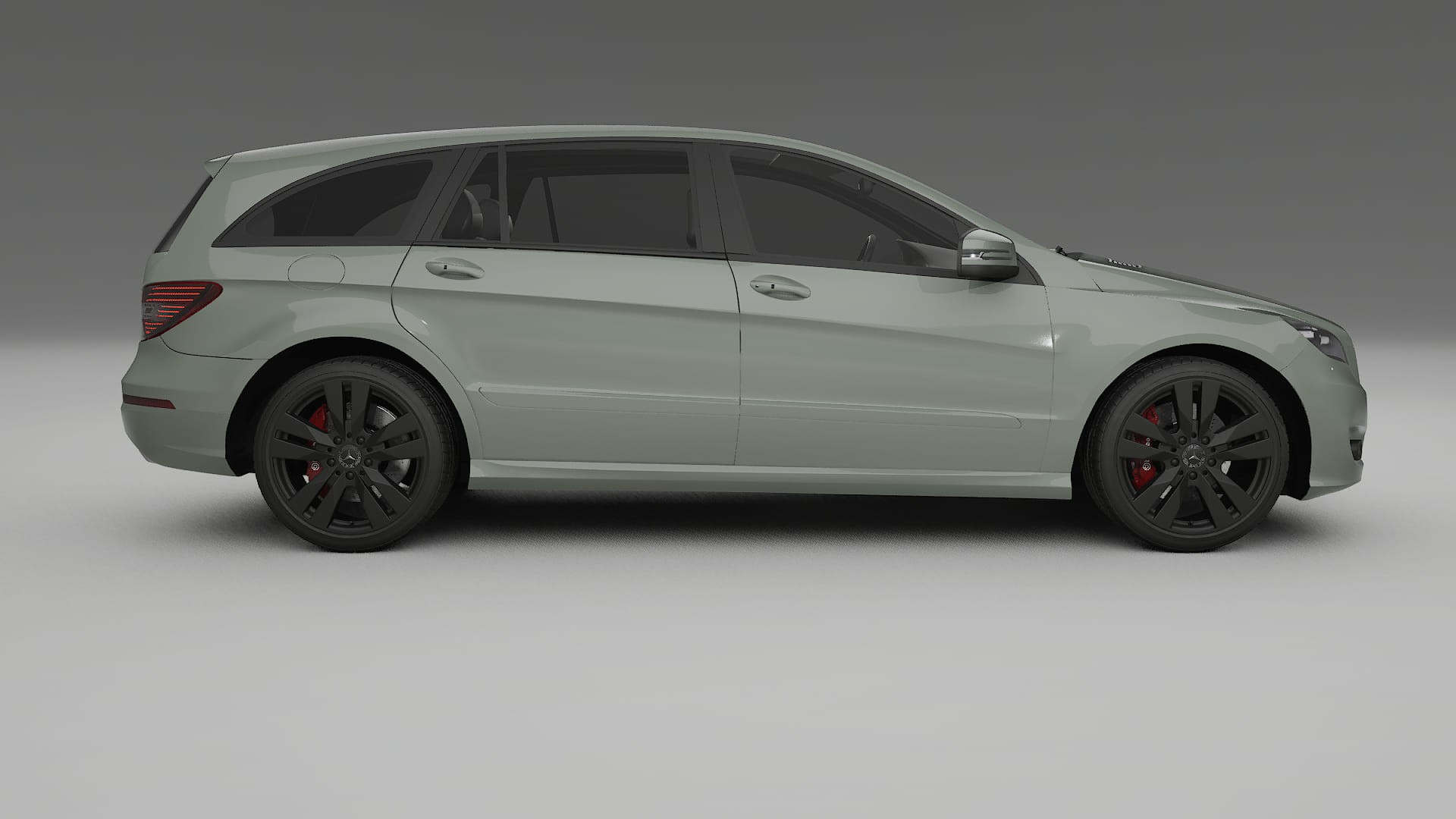 Mercedes R class W251 facelift LCI TPU Lakbeschermingsfolie | SLATE Kleurveranderende PPF – Volledig Voorgesneden Kit