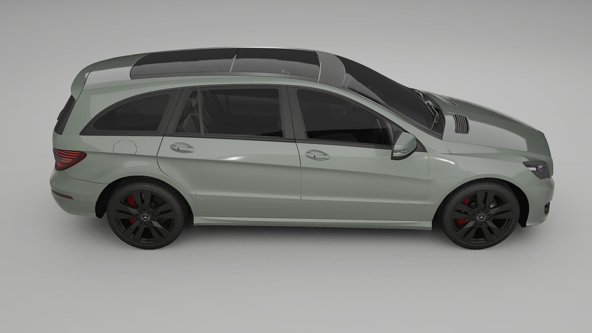 Mercedes R class W251 facelift LCI TPU Lakbeschermingsfolie | SLATE Kleurveranderende PPF – Volledig Voorgesneden Kit