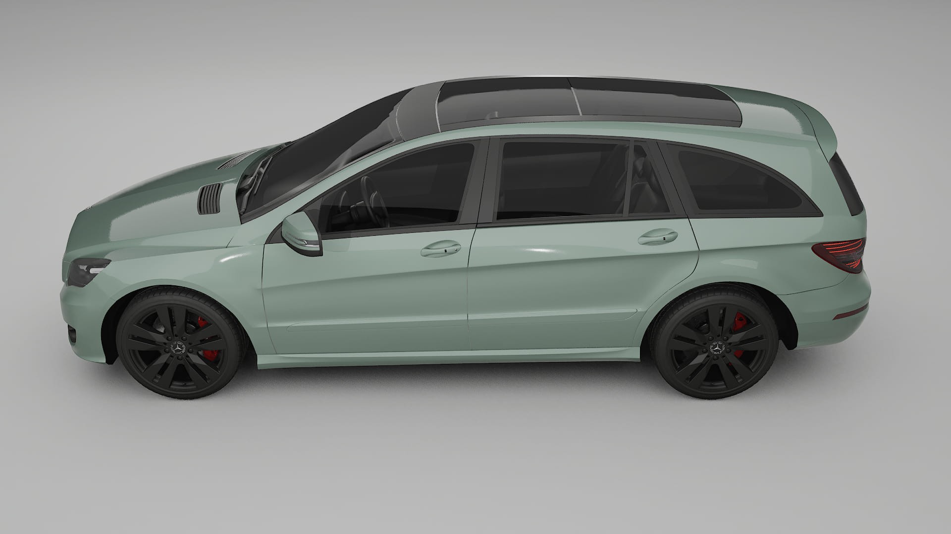 Mercedes R class W251 facelift LCI TPU Lakbeschermingsfolie | CINDER Kleurveranderende PPF – Volledig Voorgesneden Kit